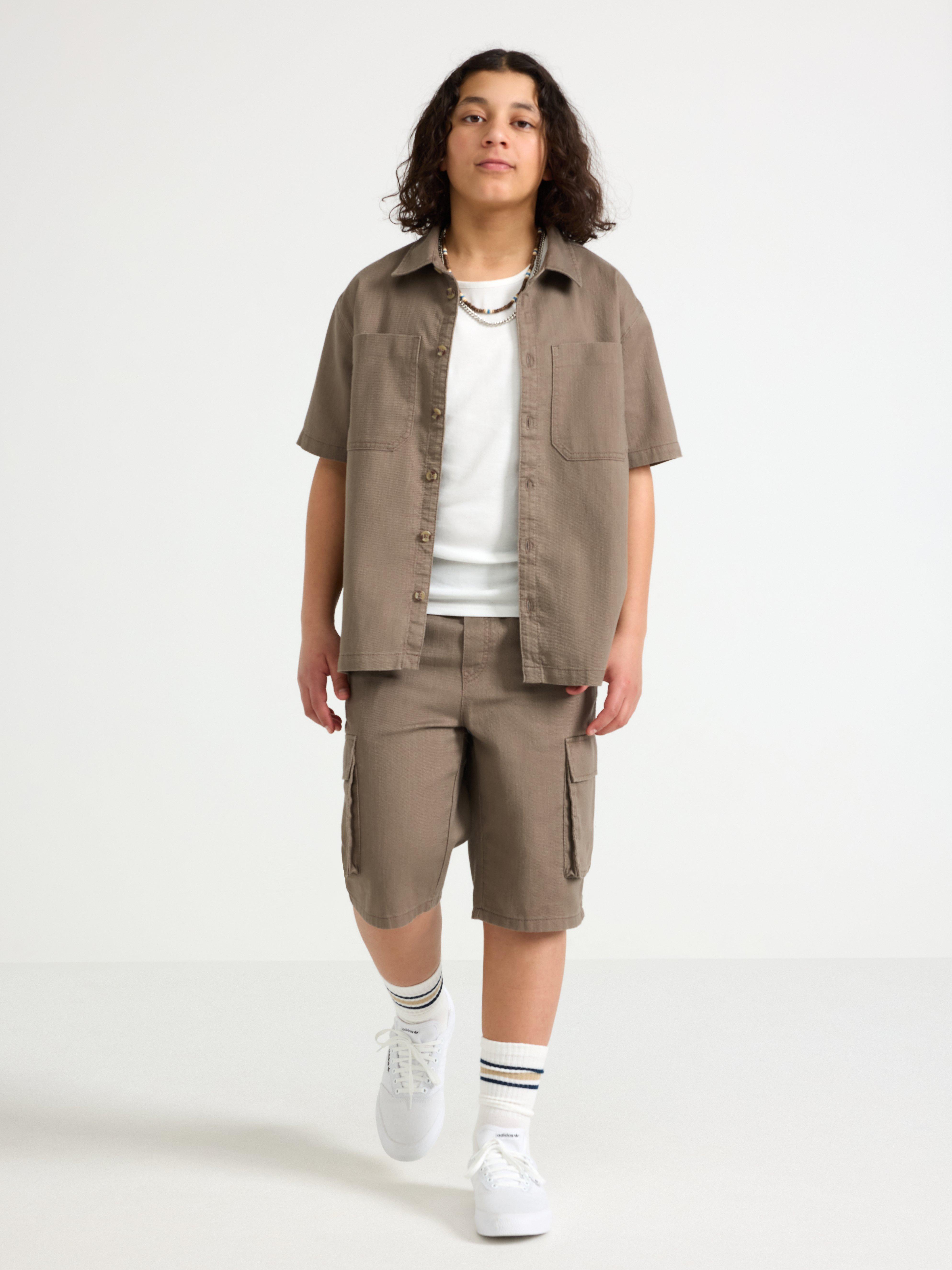 Shirt - Kids Wear - Brown