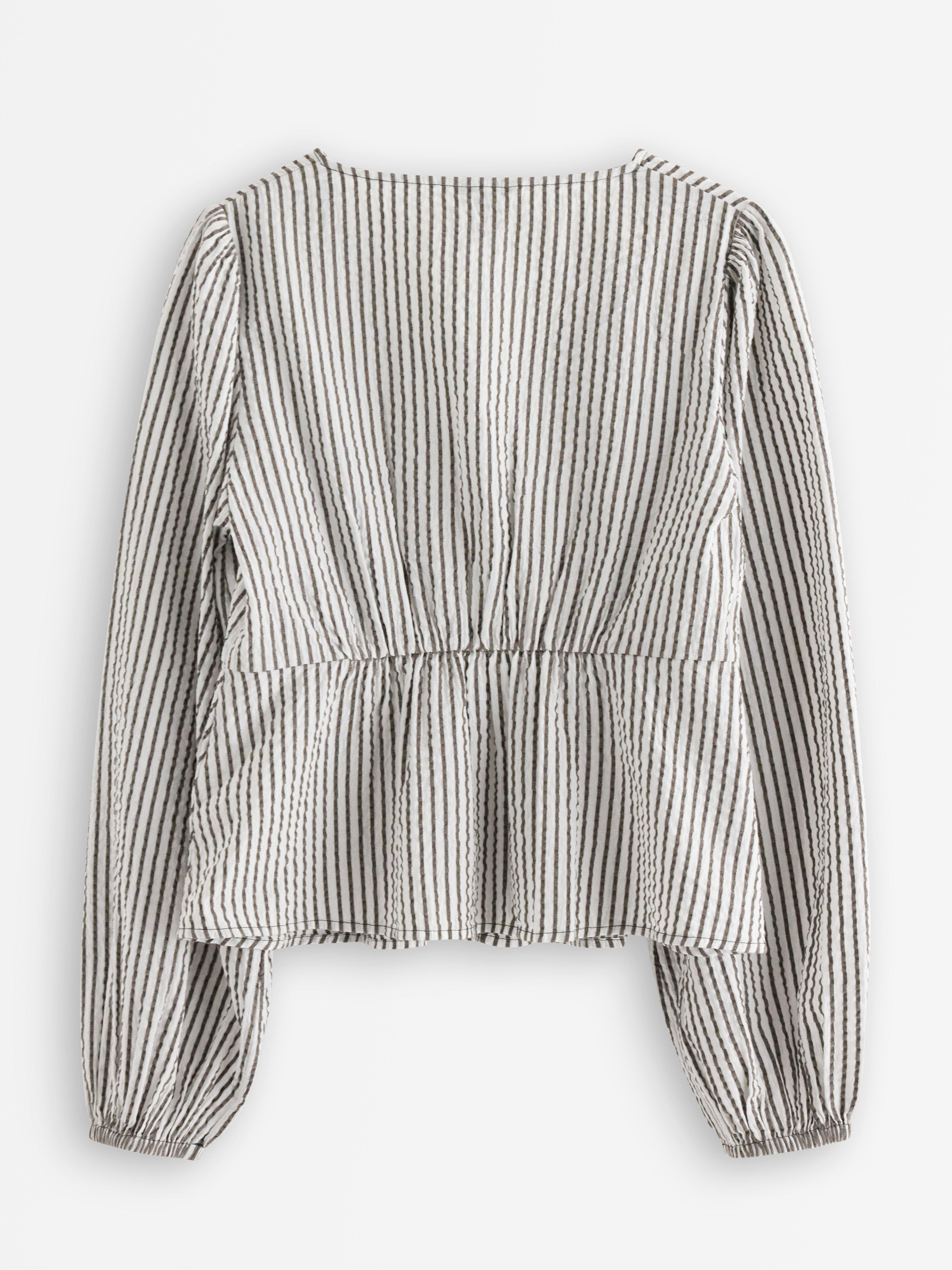 Bluse - Dame - Brun