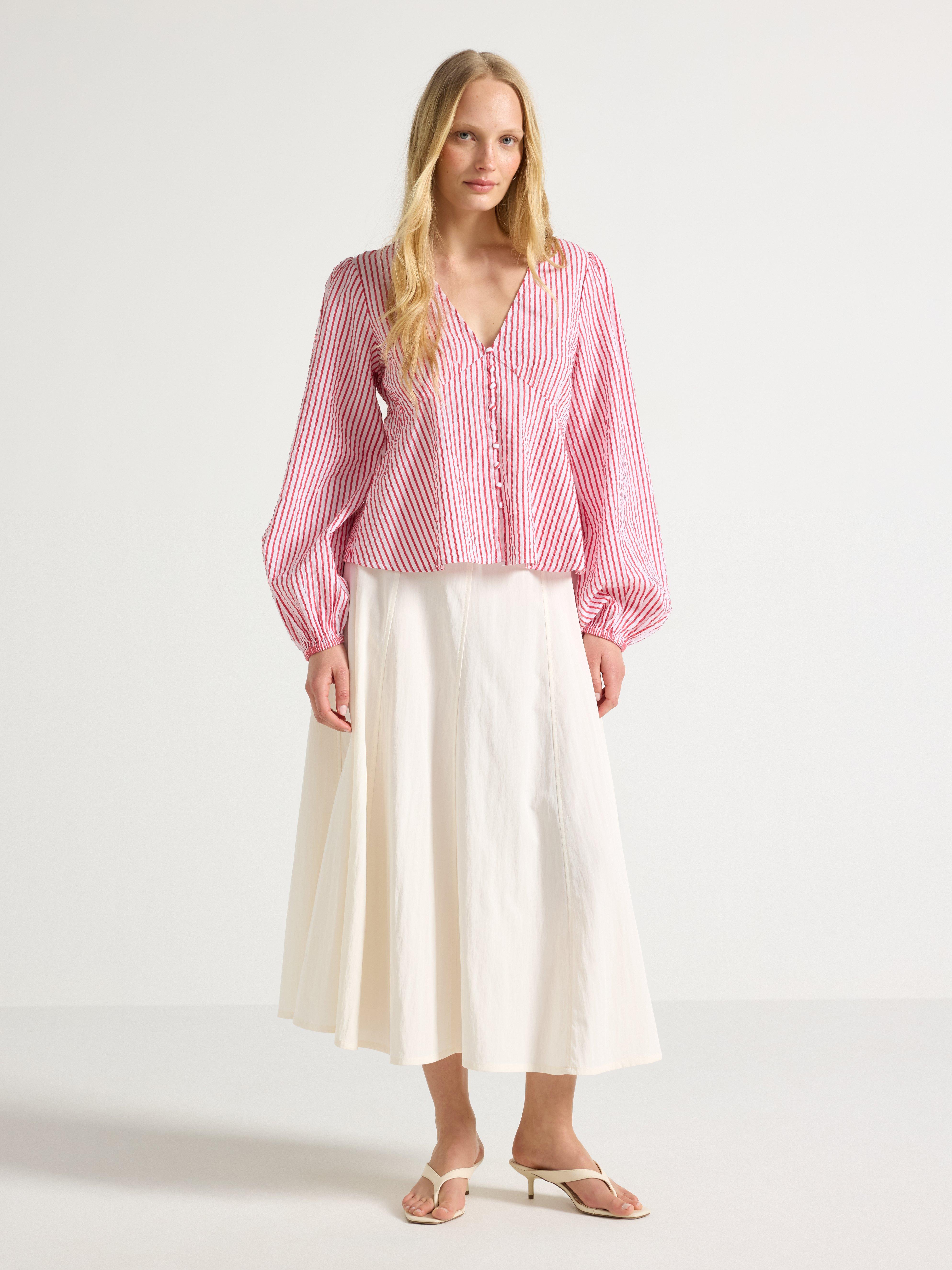 Bluse - Dame - Rød