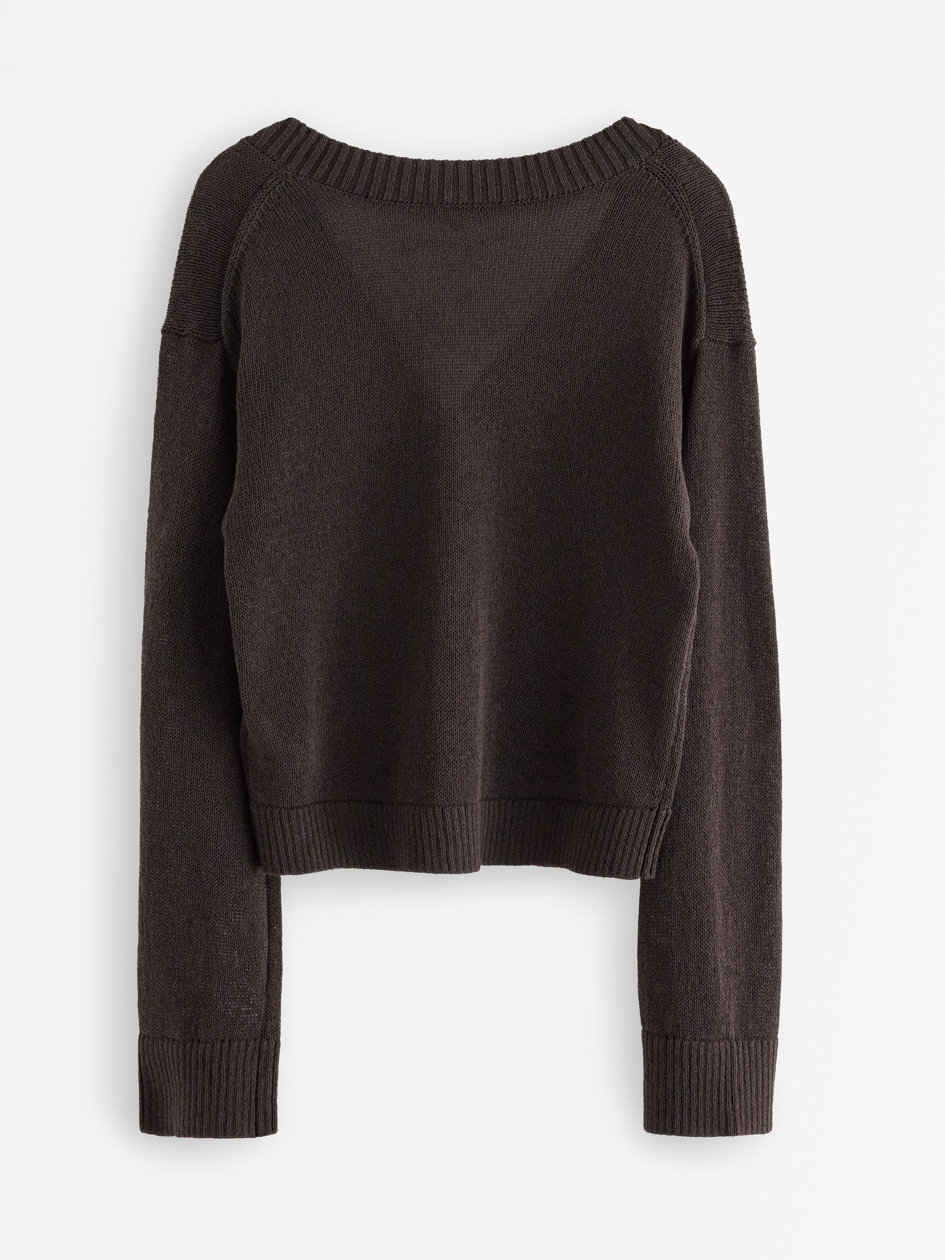Cardigan - Dam - Brun