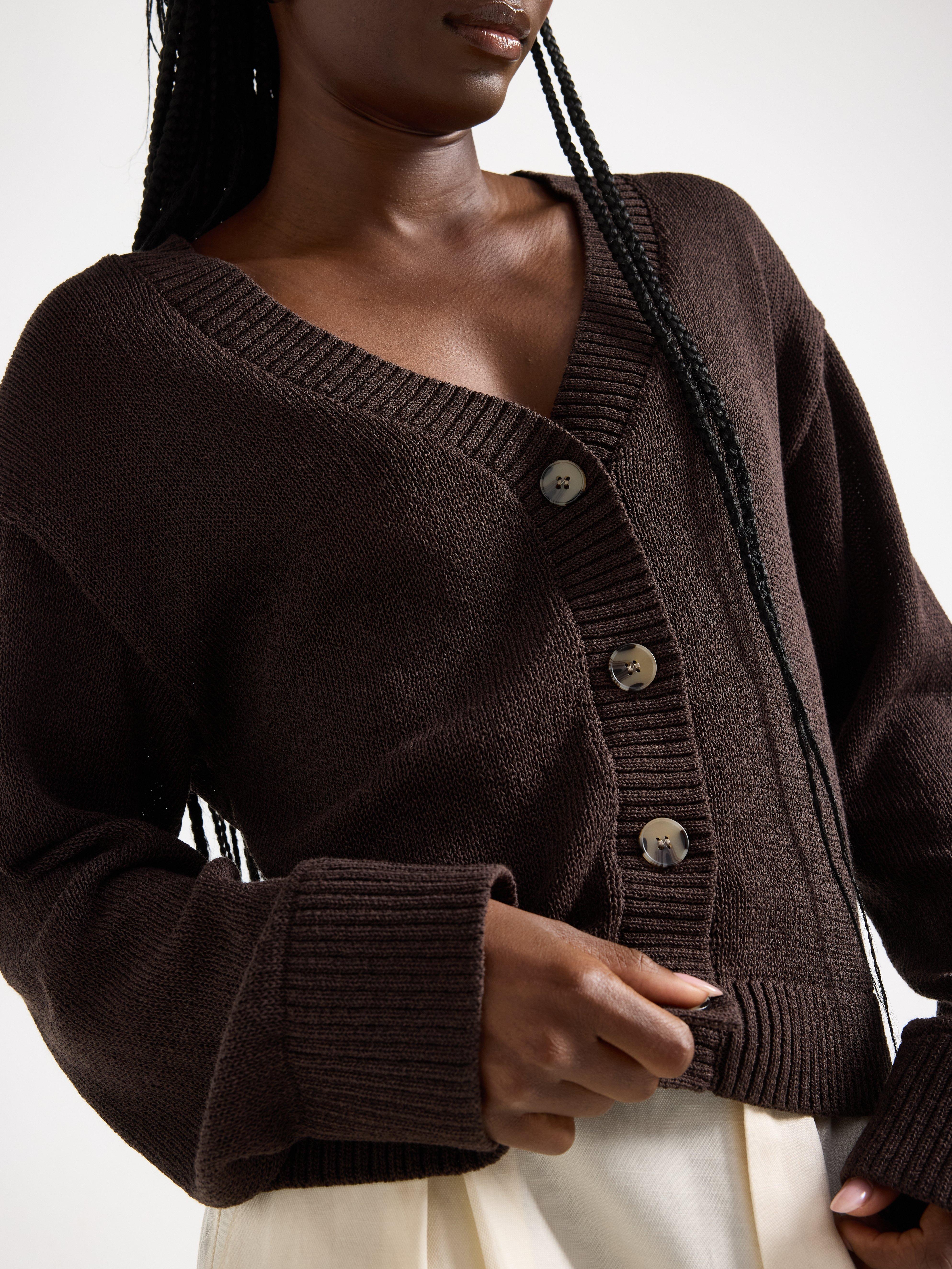 Cardigan - Dam - Brun
