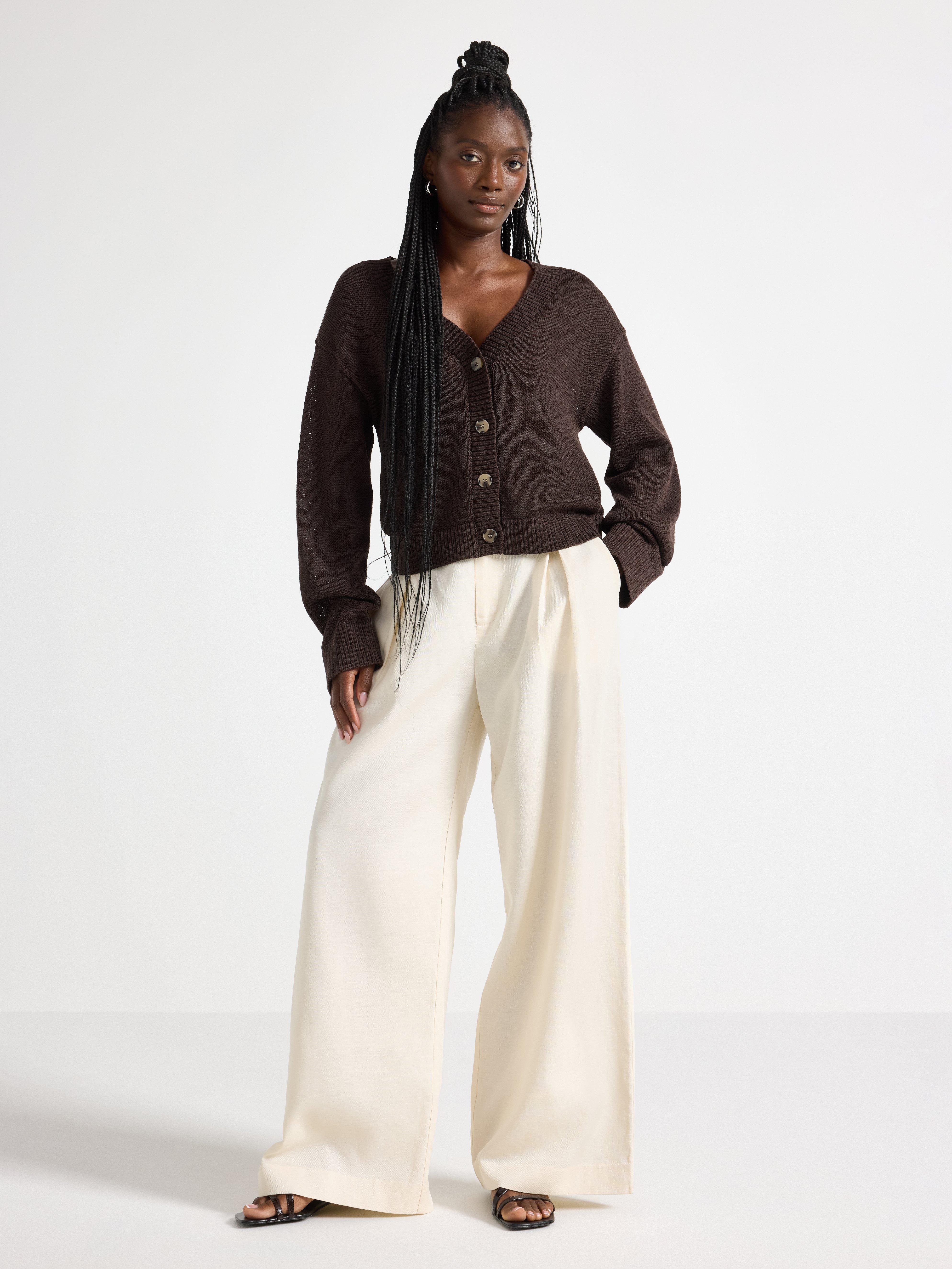 Cardigan - Dam - Brun