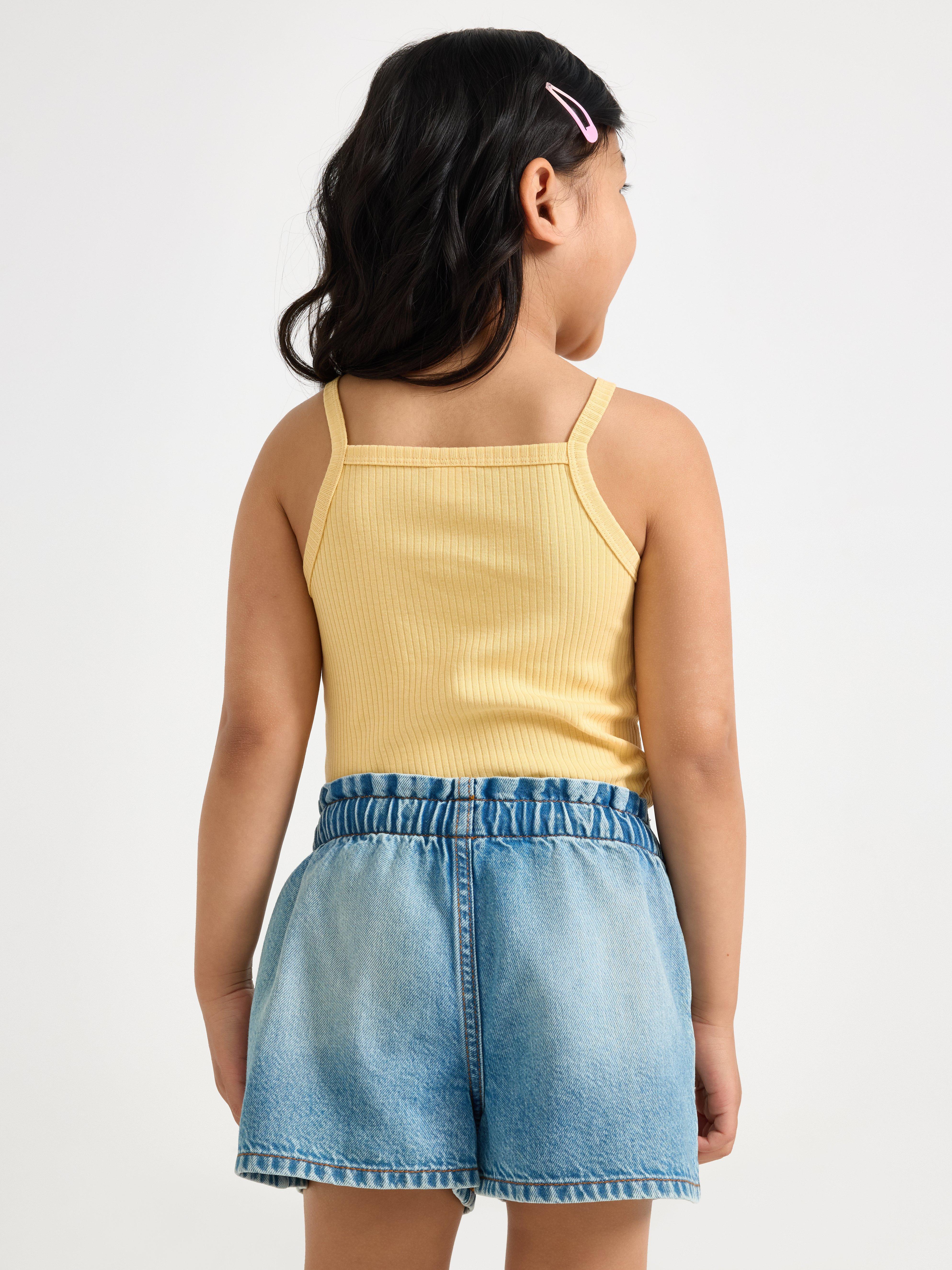 Ribbed tank top | Lindex