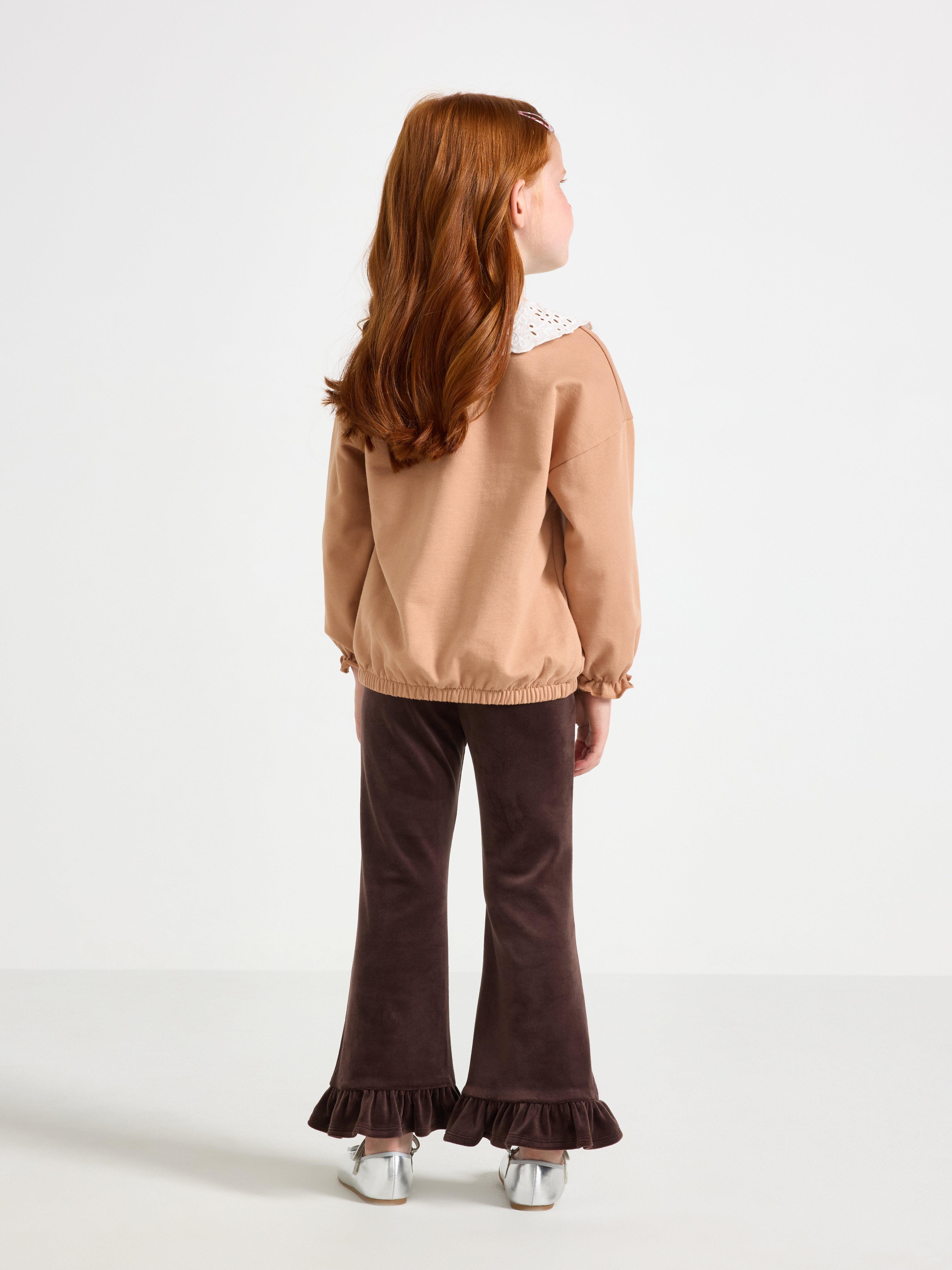 Leggings - Barn - Brun