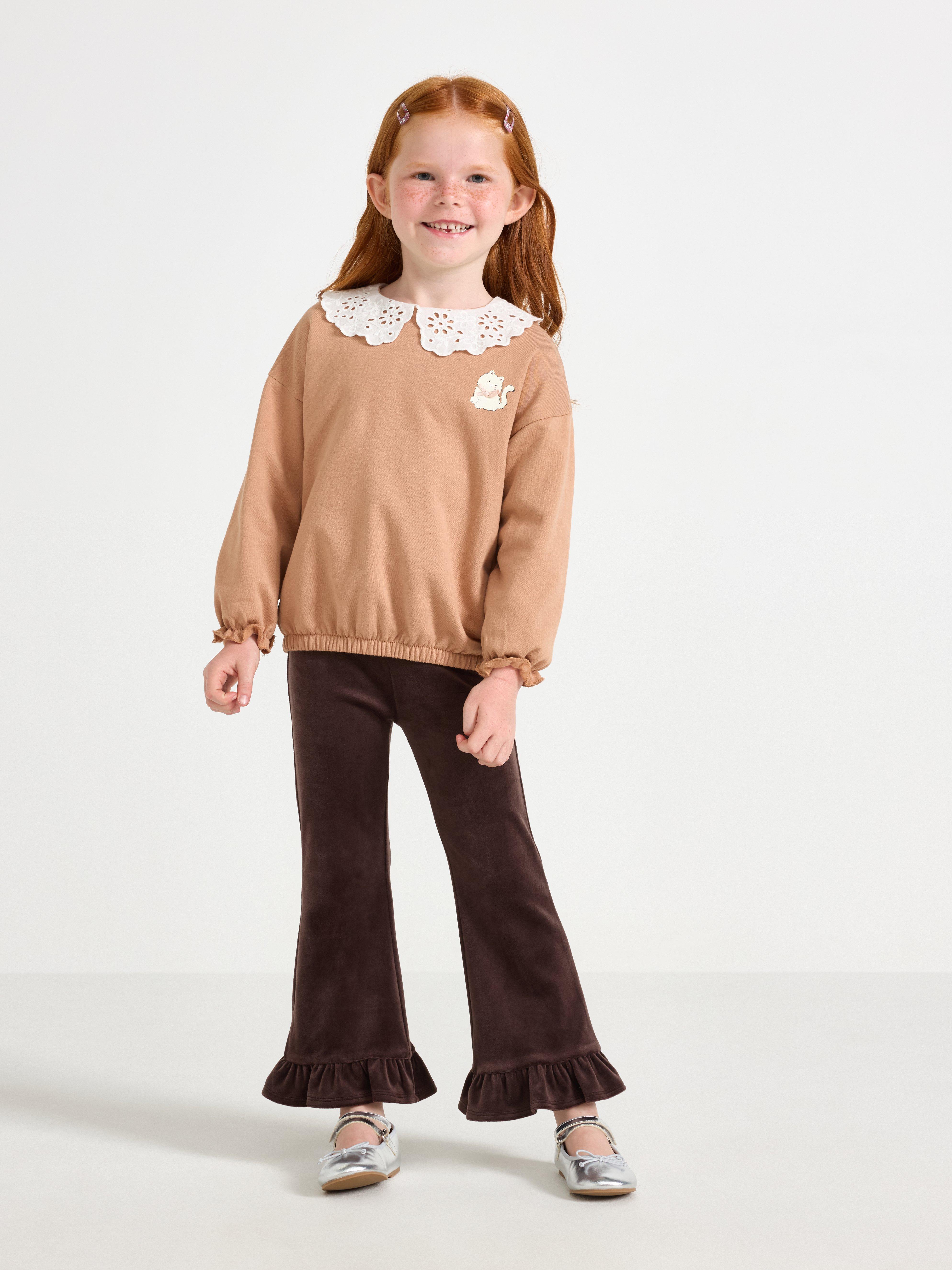 Leggings - Barn - Brun