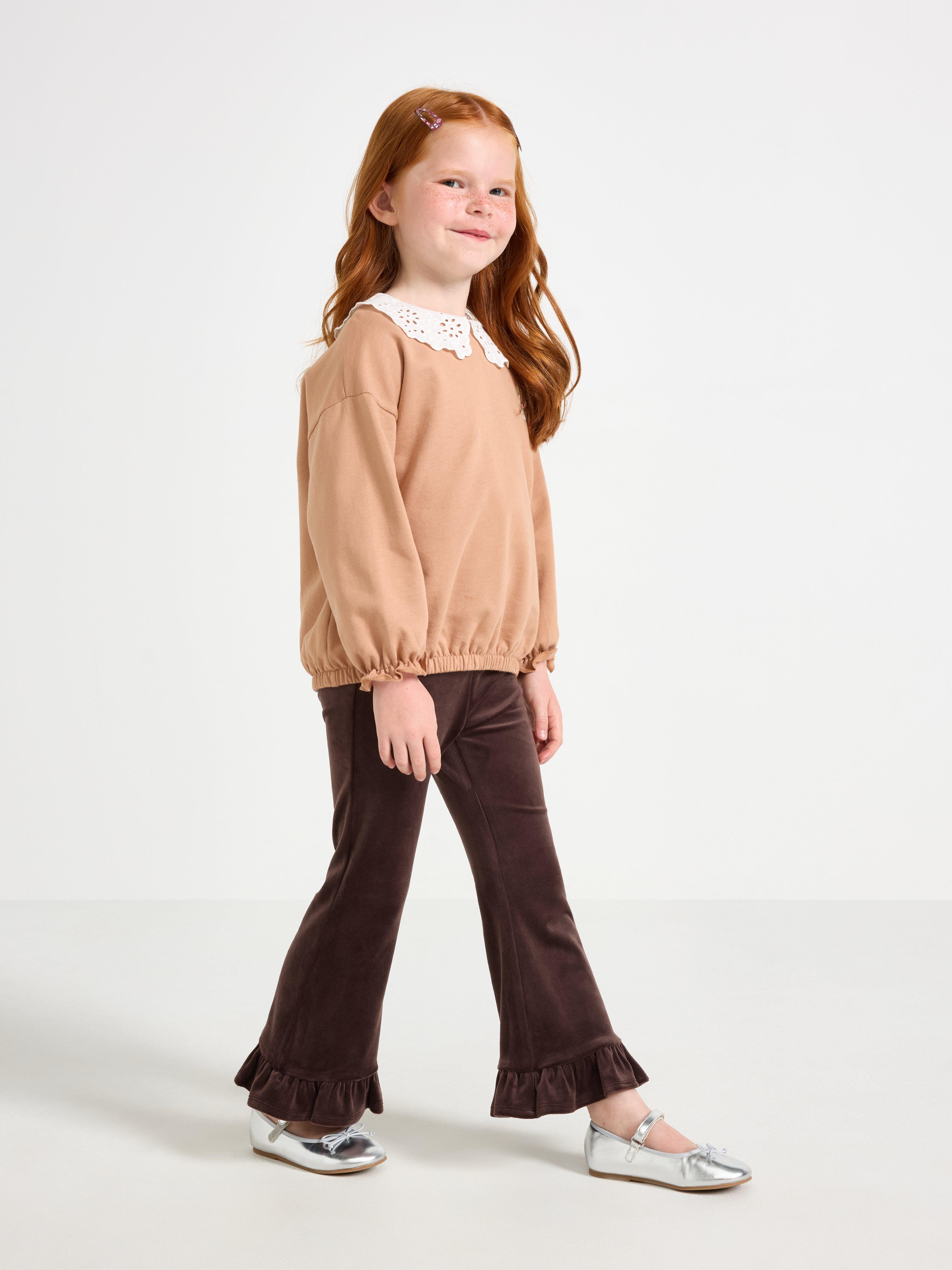 Leggings - Barn - Brun