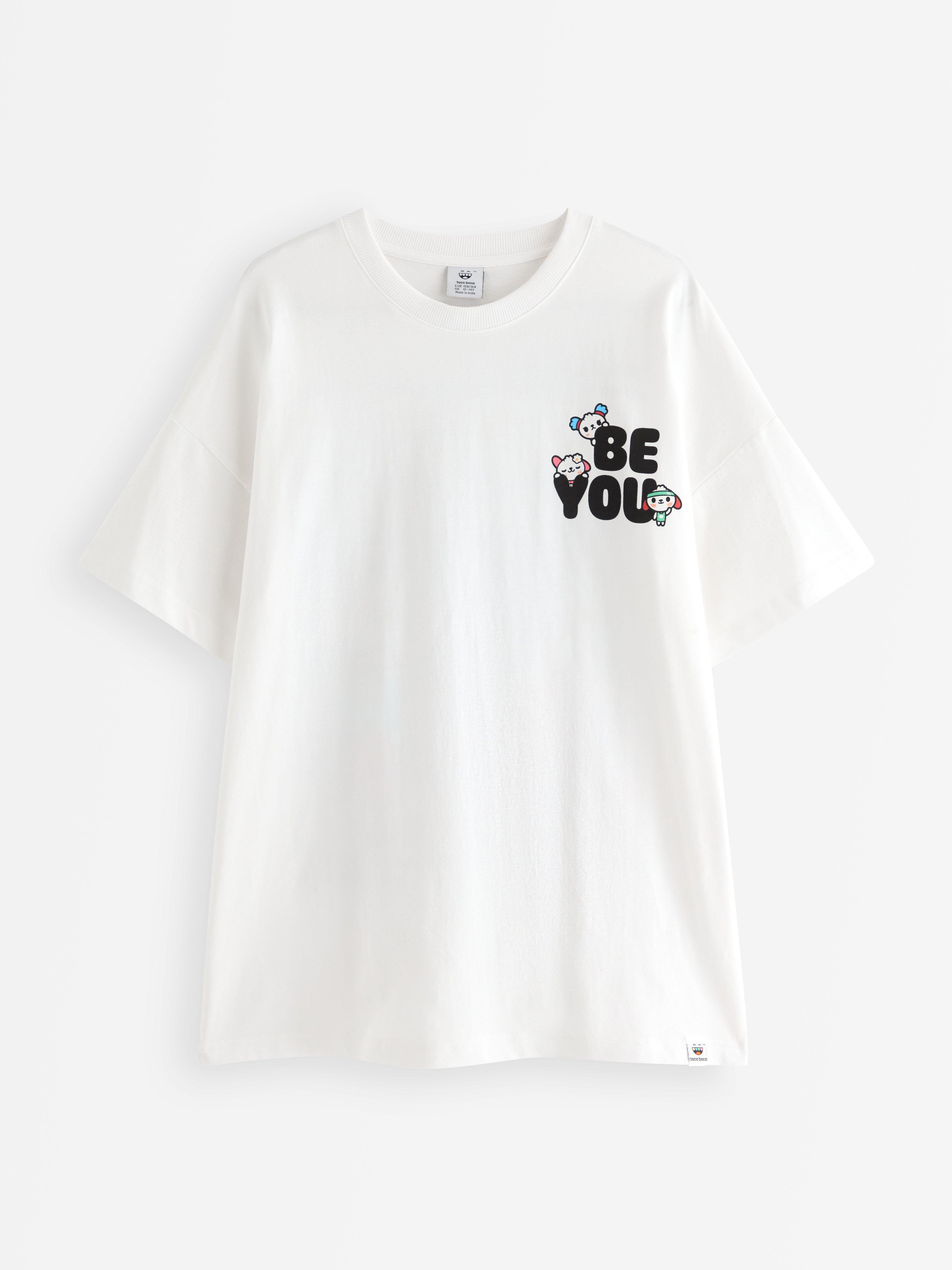 T-shirt - Barn - Hvit