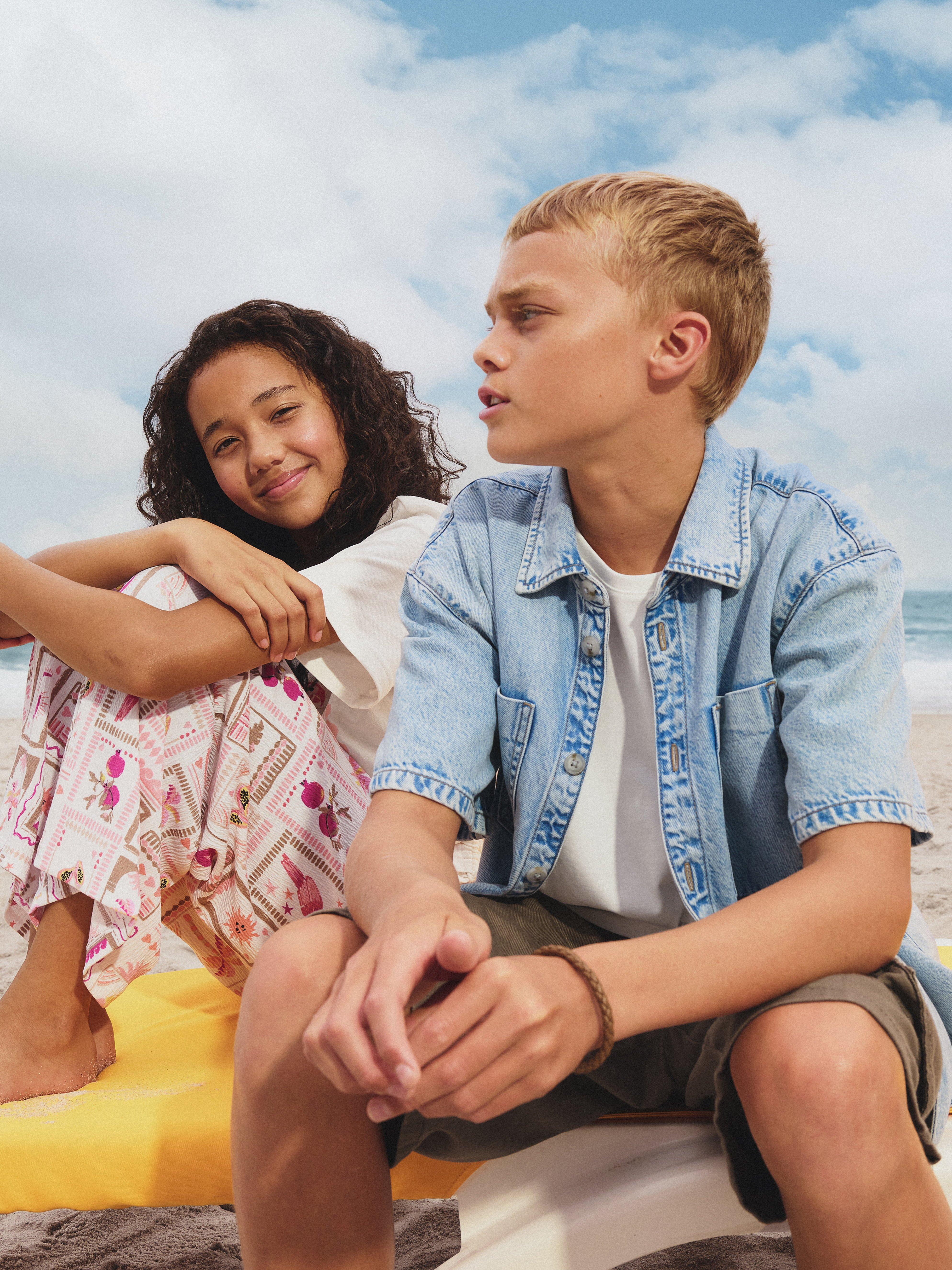 Skjorta - Barn - Blå