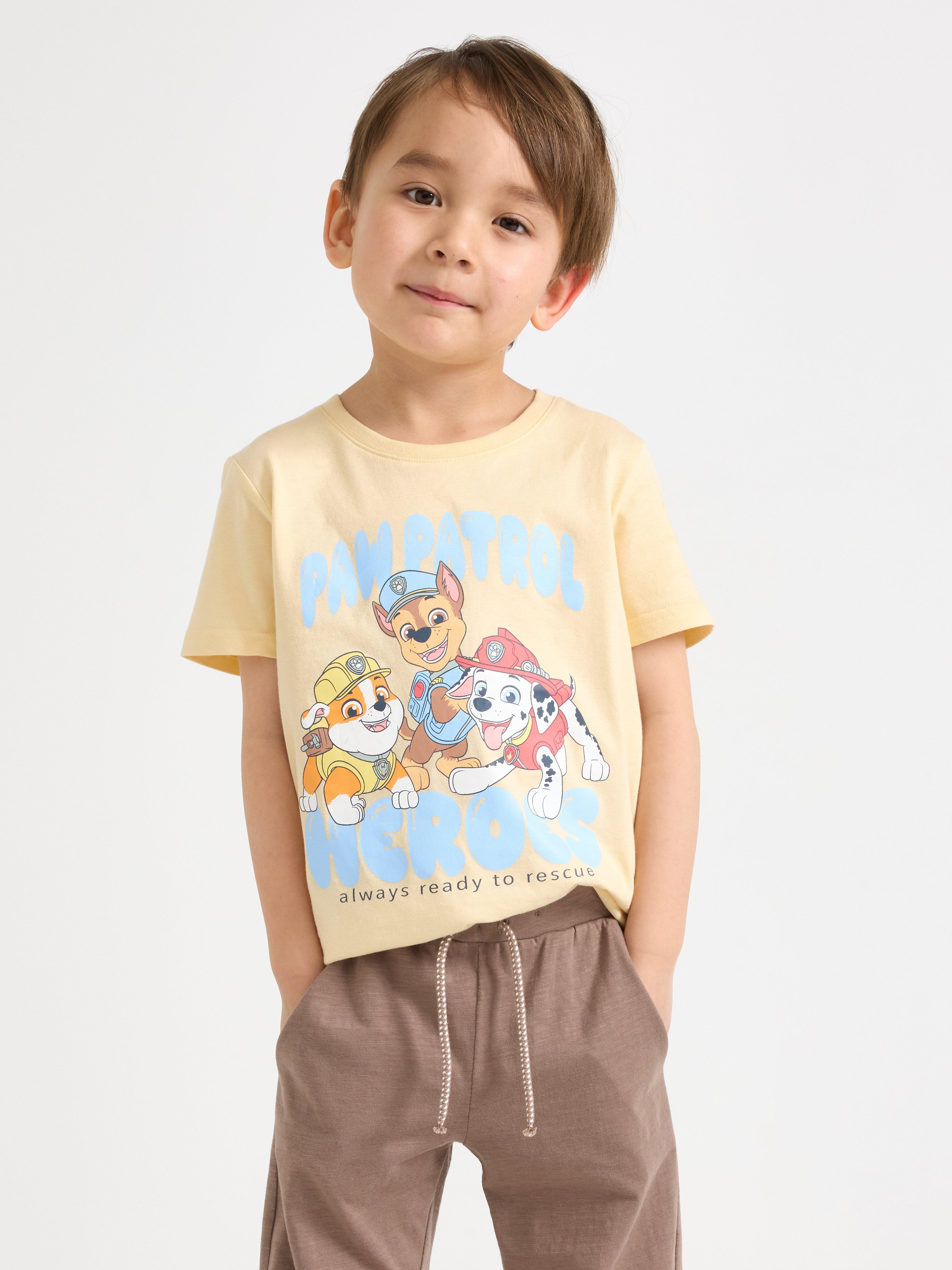 T-shirt - Børn - Gul