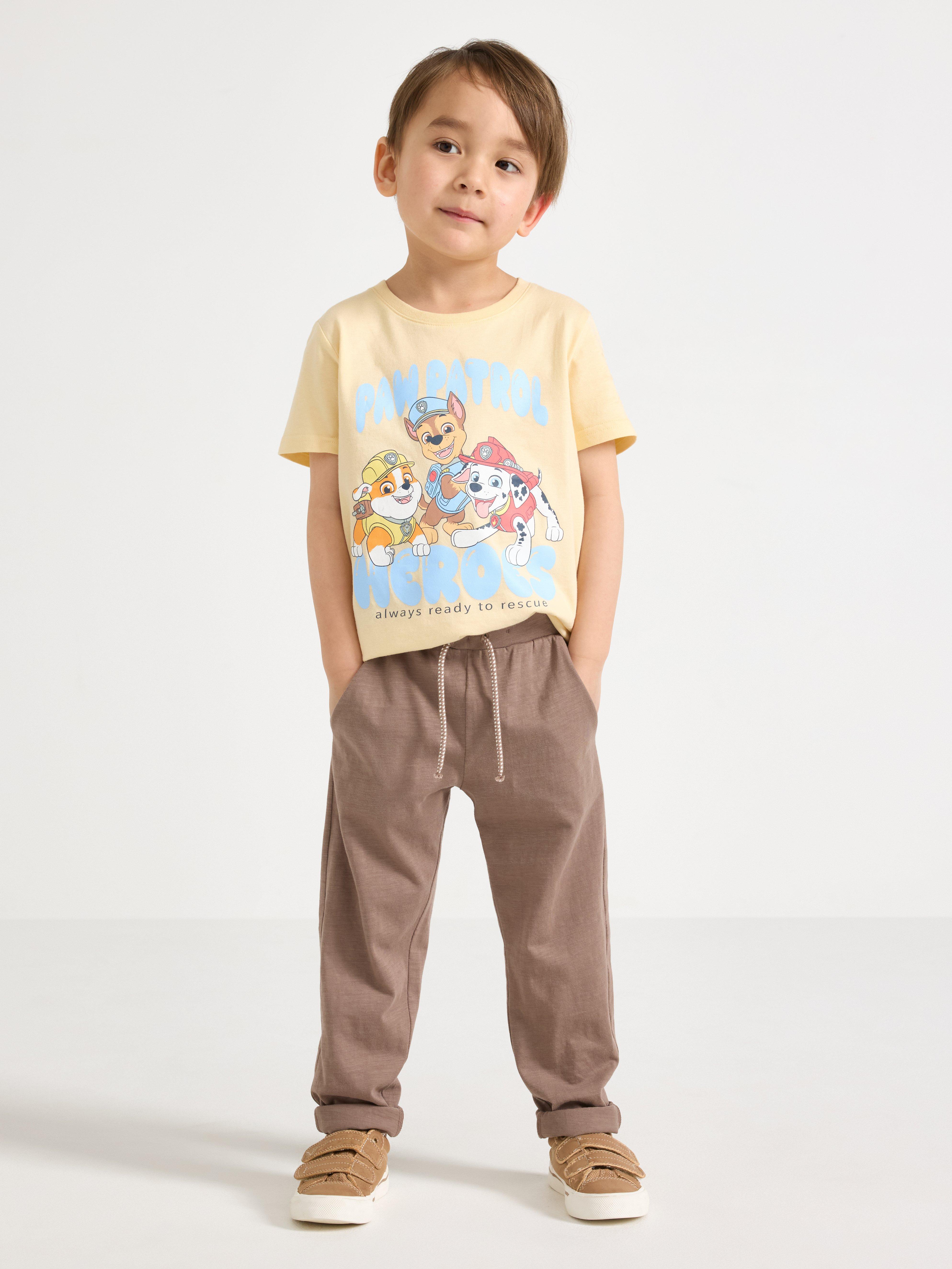 T-shirt - Barn - Gul