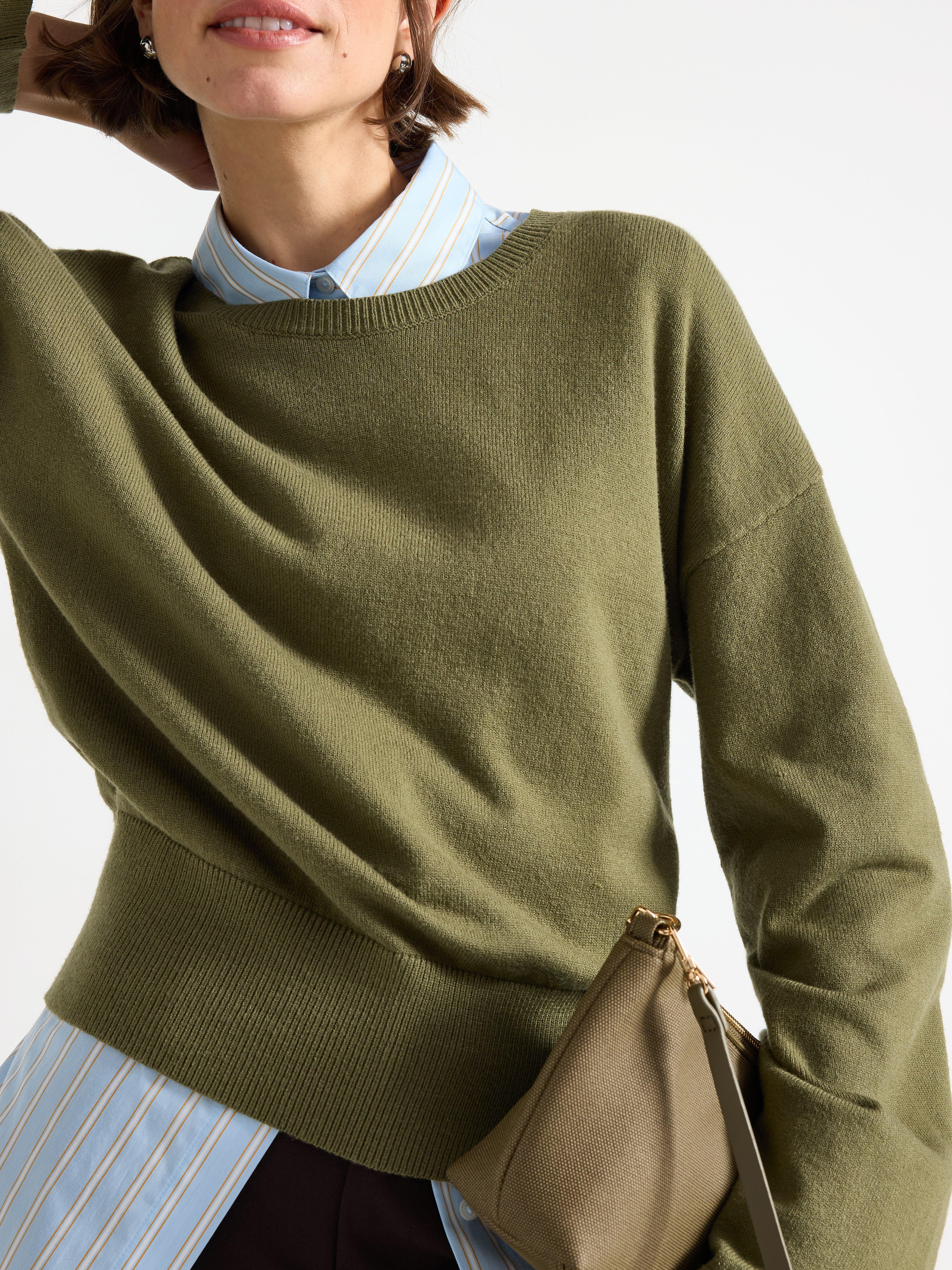 Sweater - Dame - Grøn