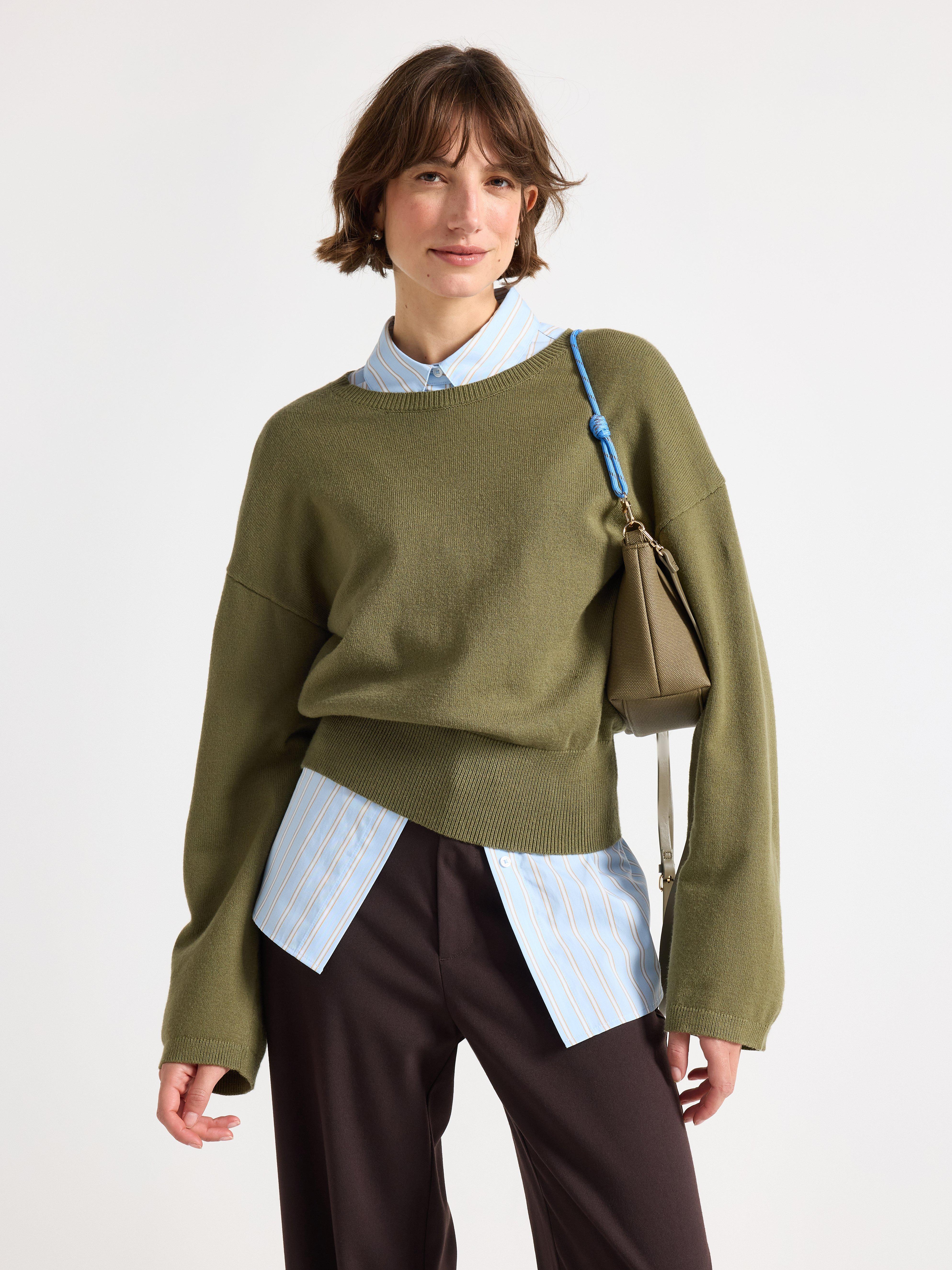 Sweater - Dame - Grøn