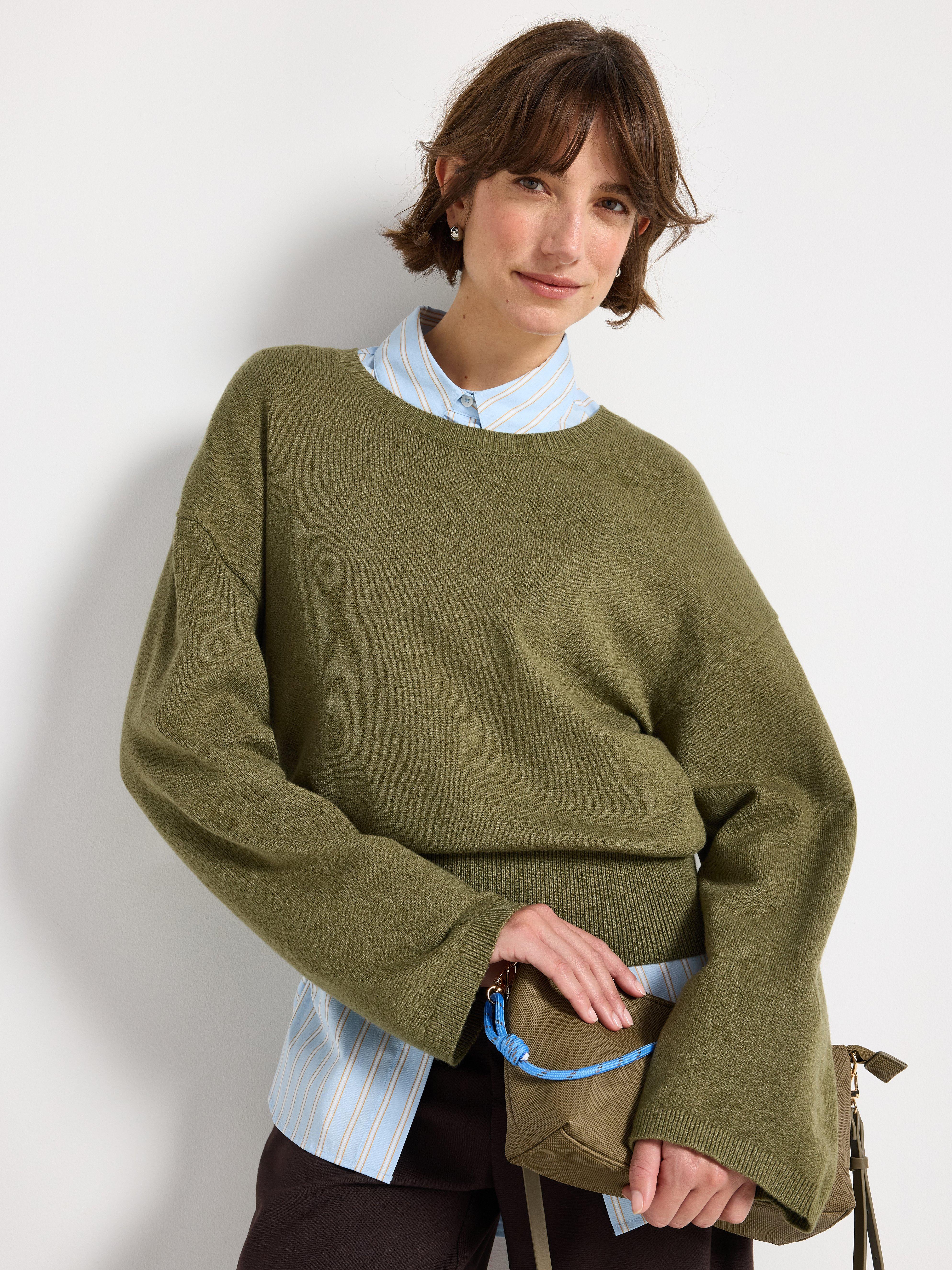 Sweater - Dame - Grøn