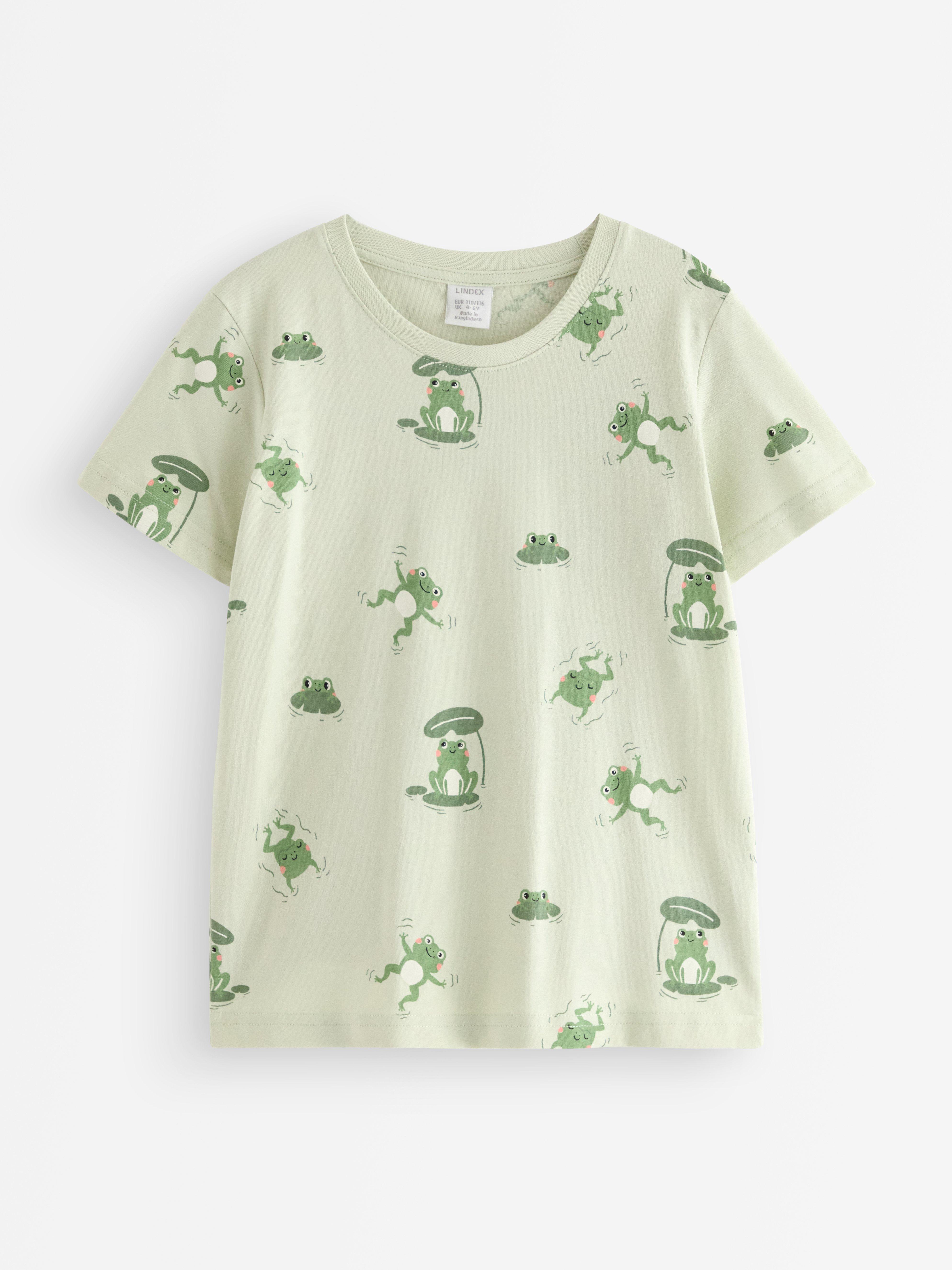 T-shirt - Barn - Grön