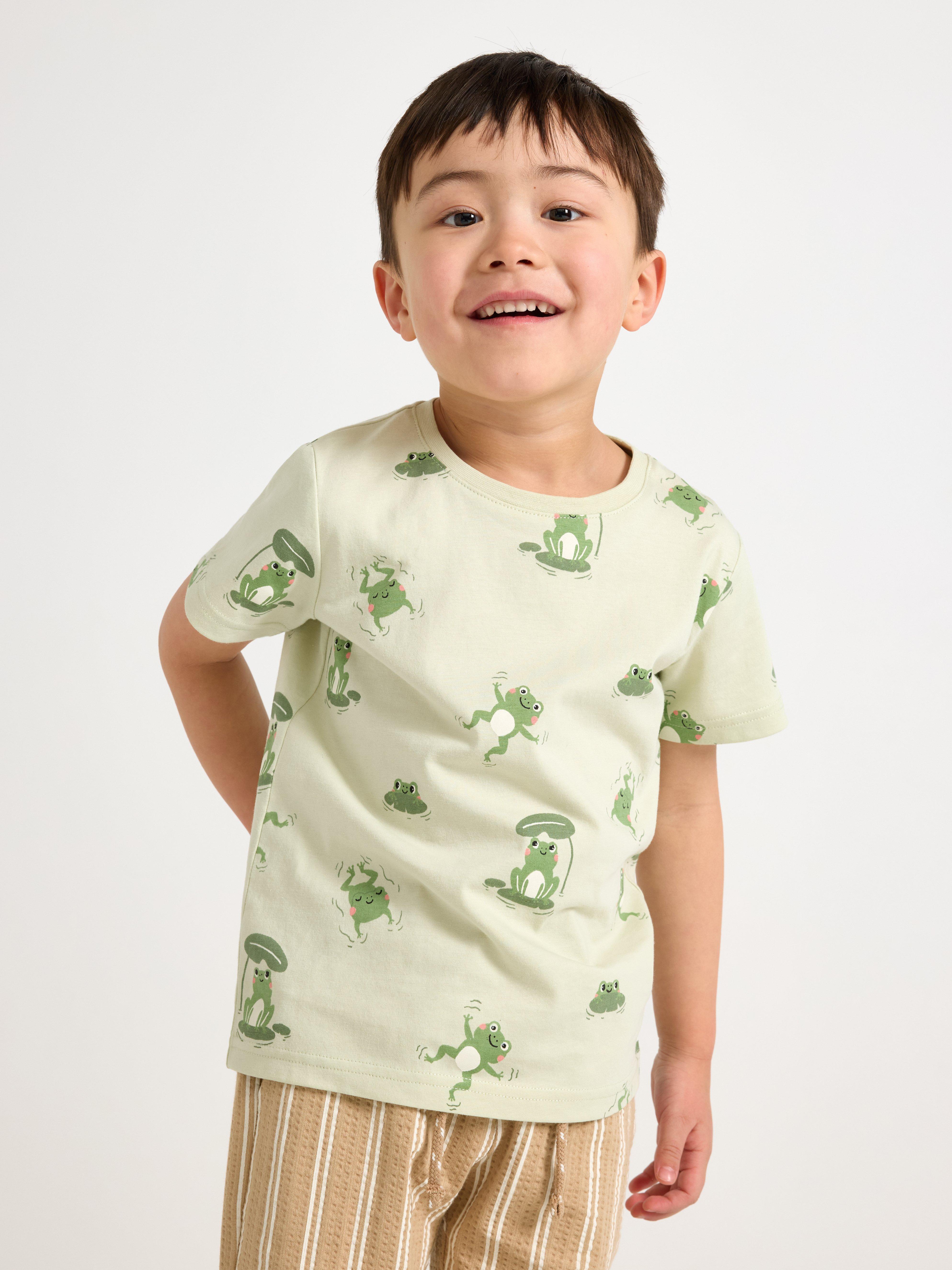 T-shirt - Barn - Grønn