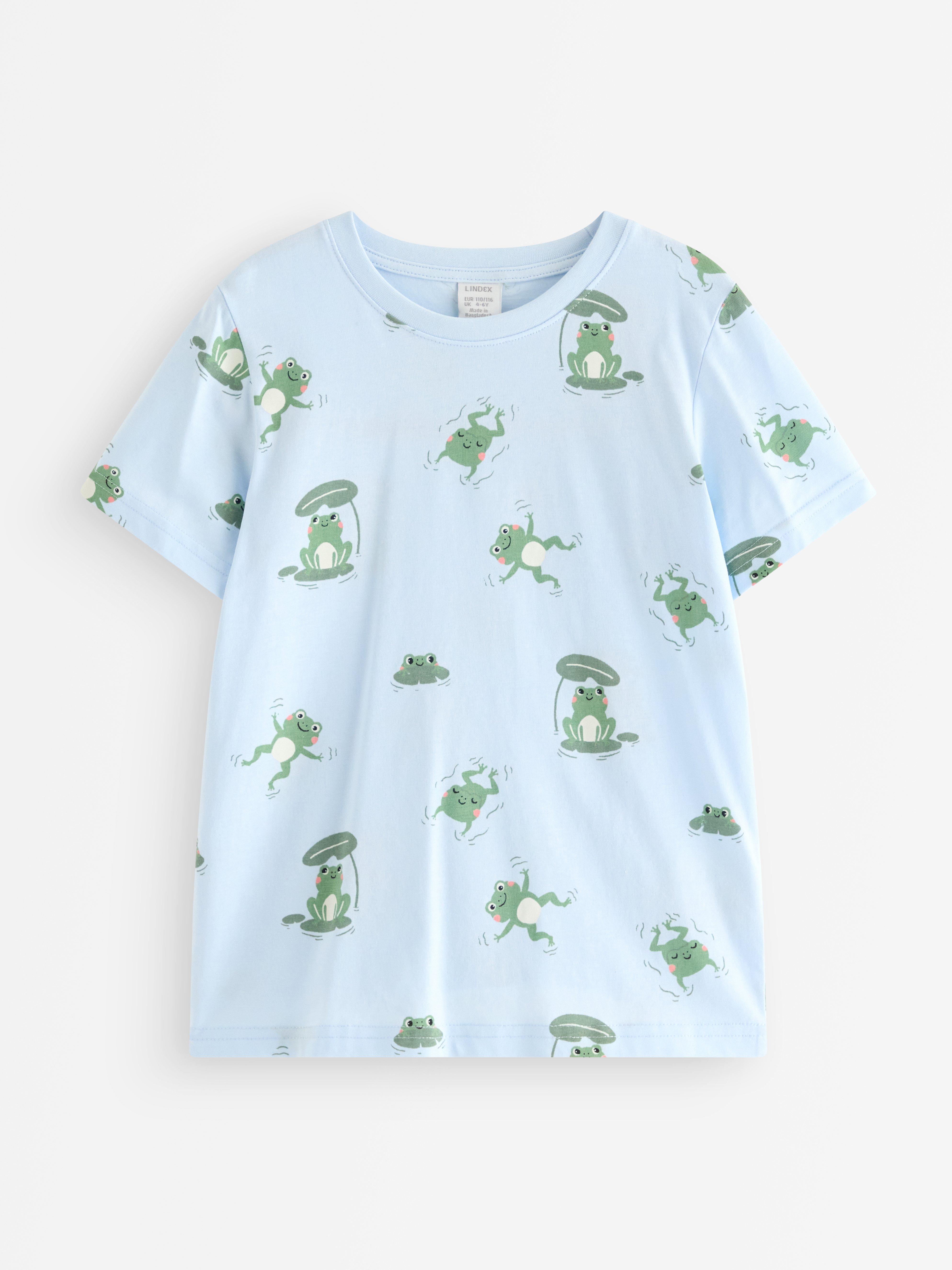 T-shirt - Børn - Blå