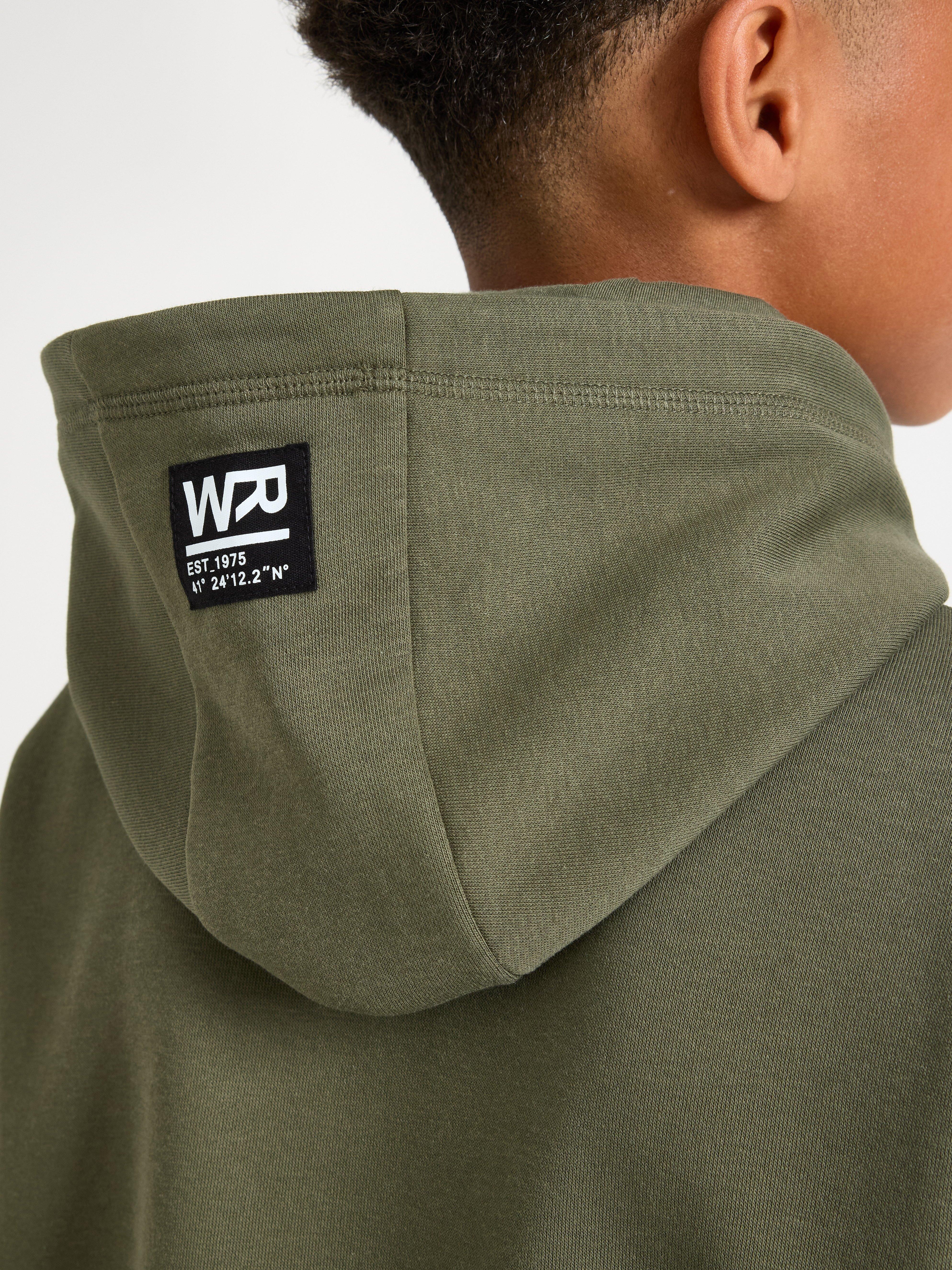 Sweatshirt med hætte - Børn - Khaki