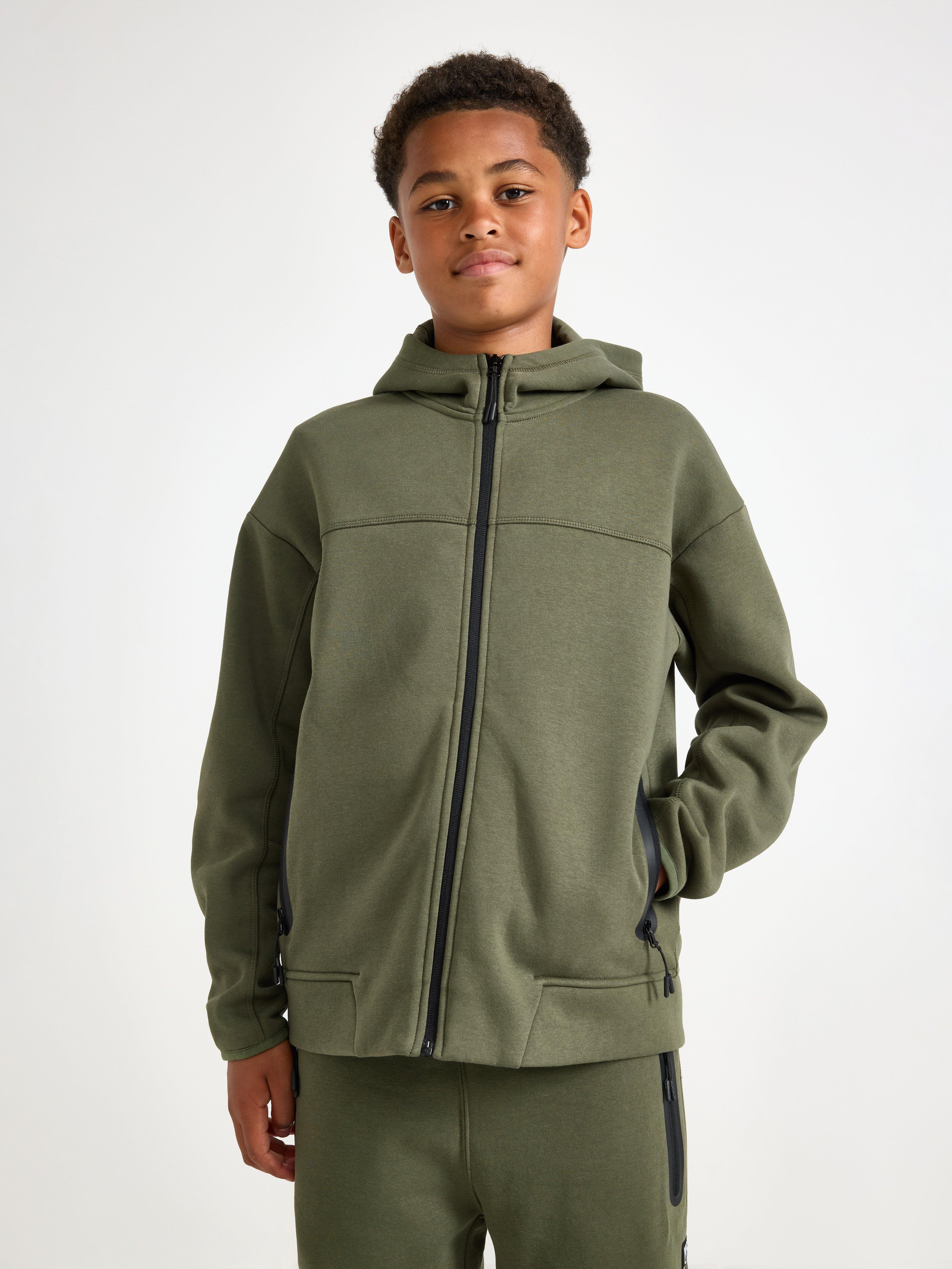 Hettegenser - Barn - Khaki