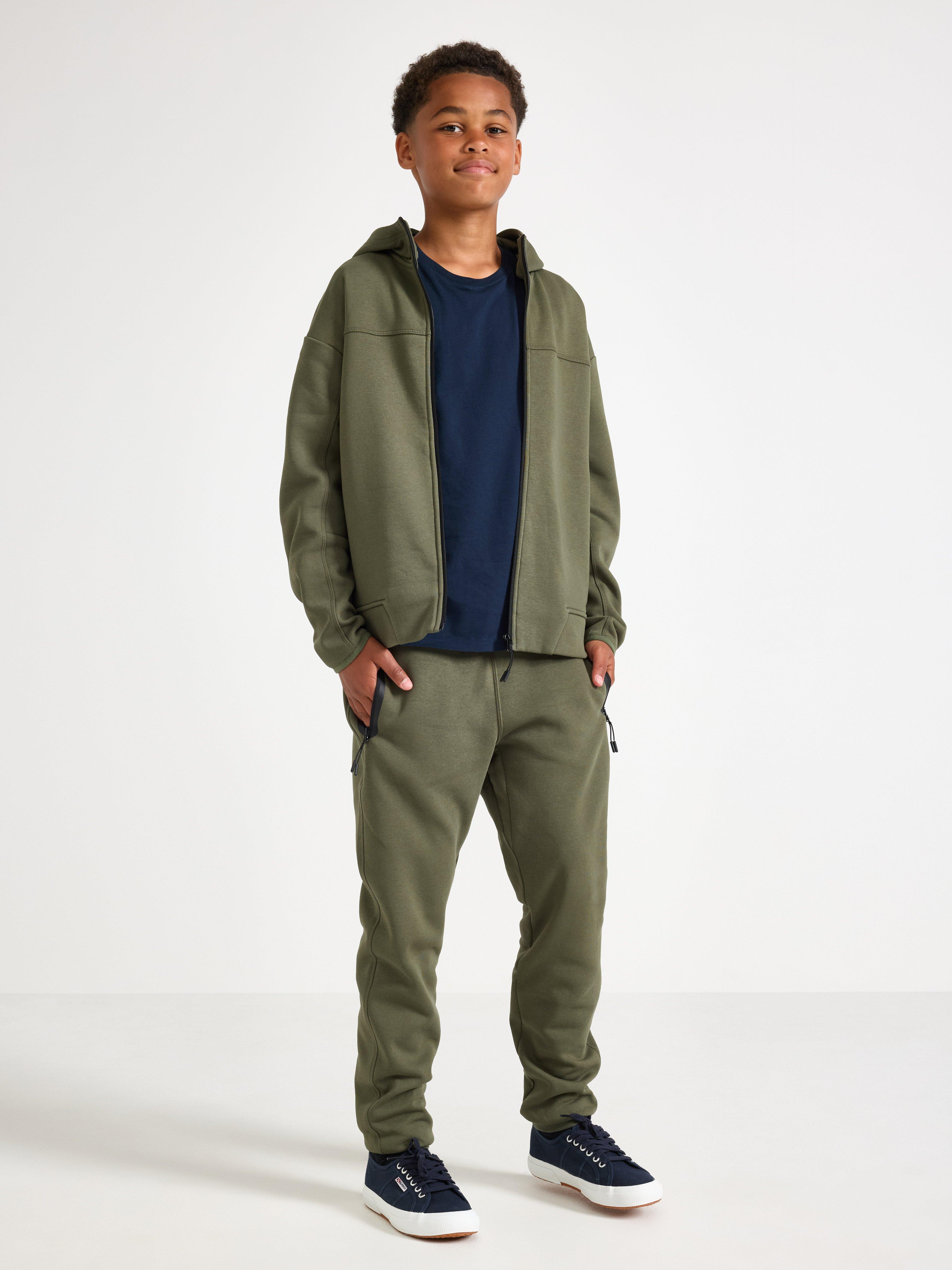 Huvtröja - Barn - Khaki