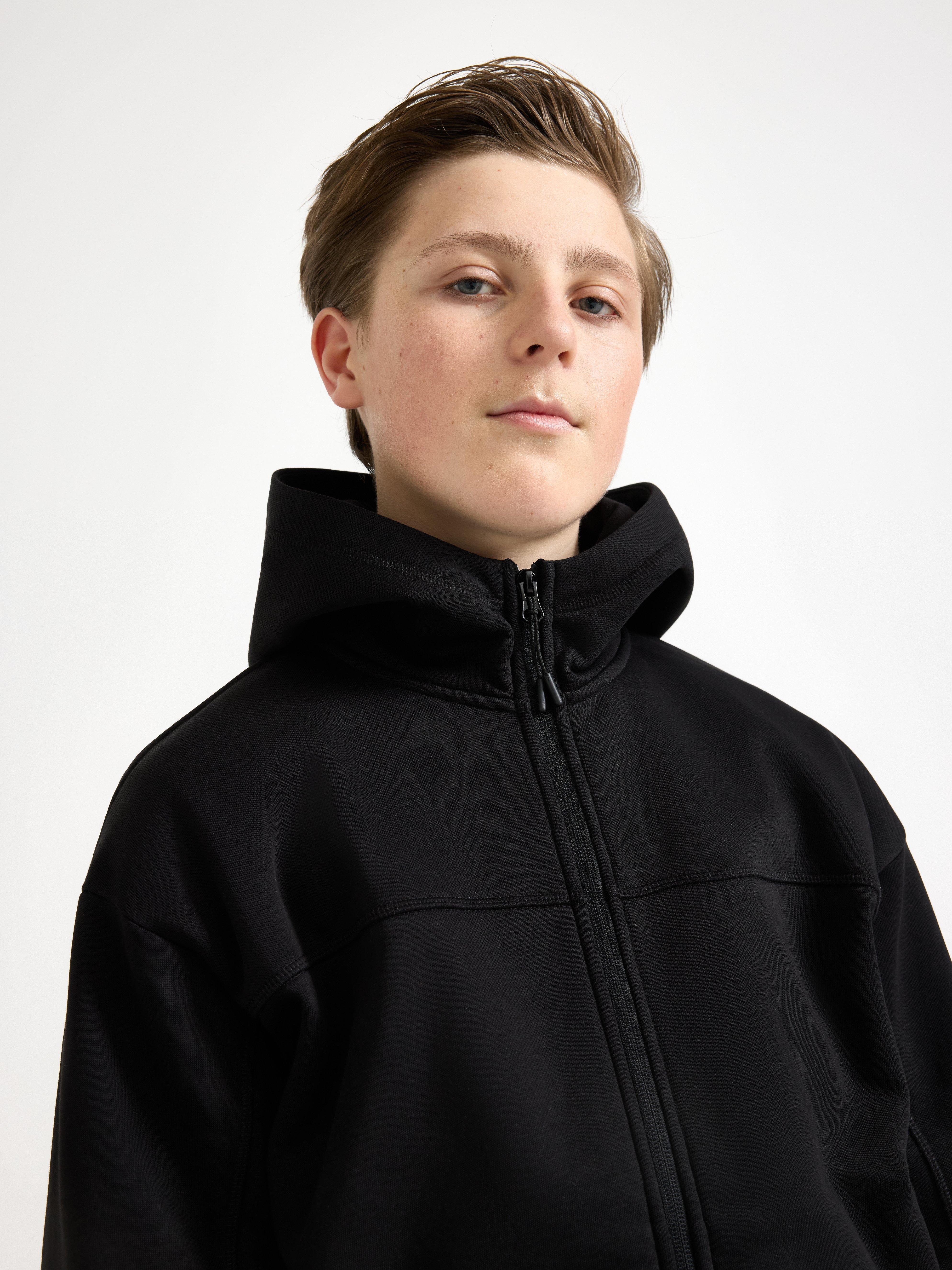 Hooded Sweatshirt - Kids Wear - Black