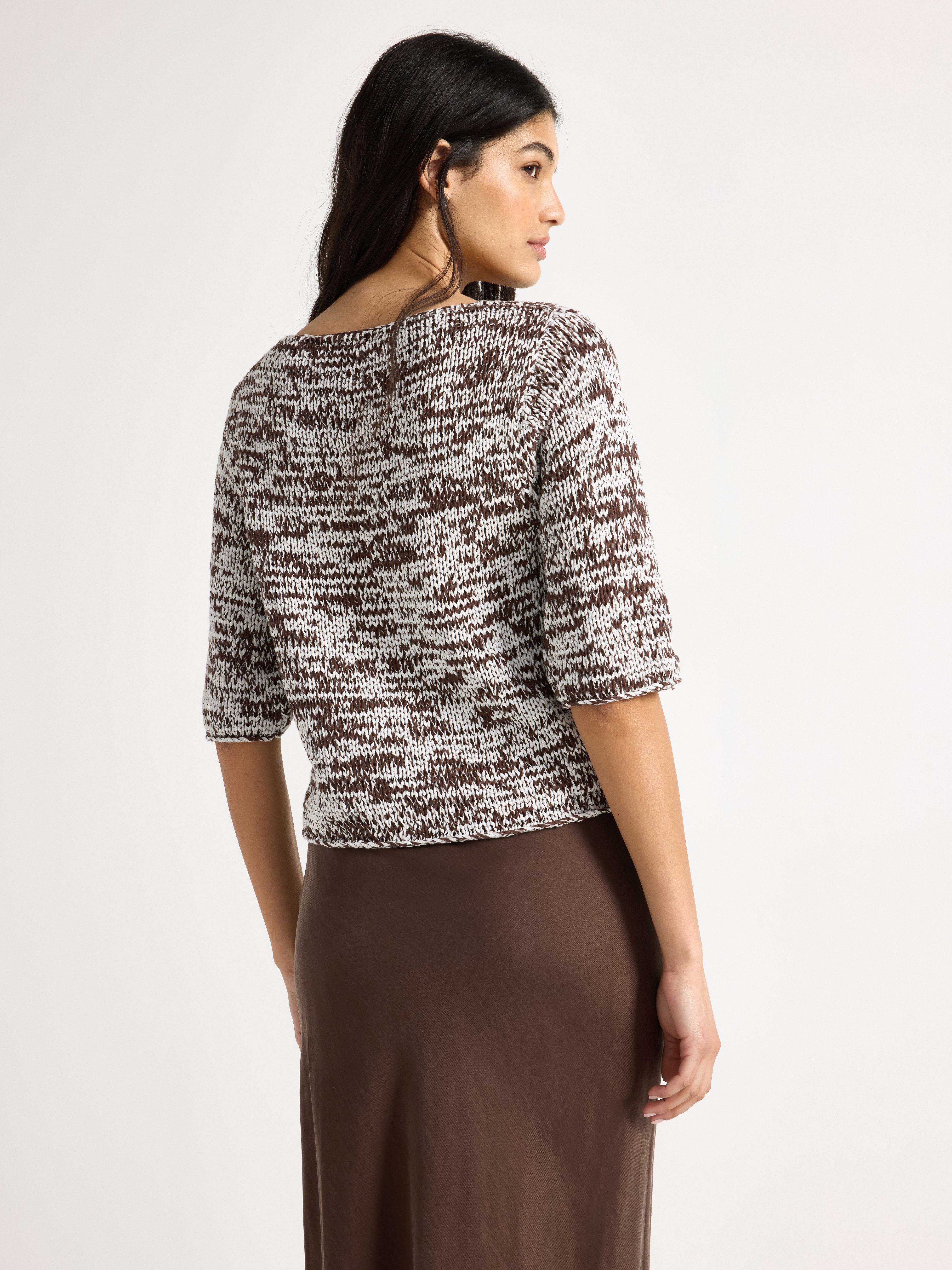Sweater - Dame - Brun