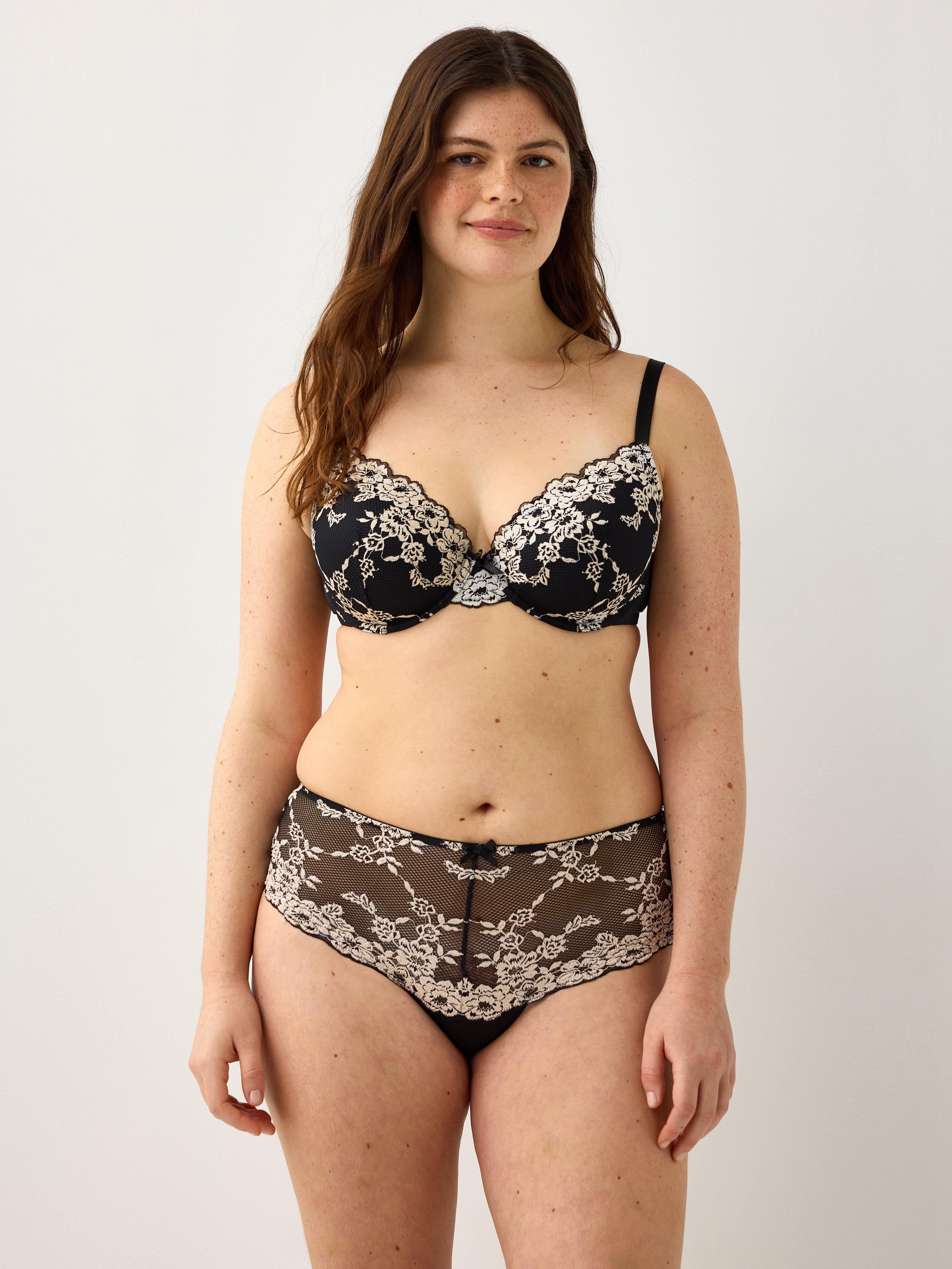 Brazilian High - Lingerie - Black