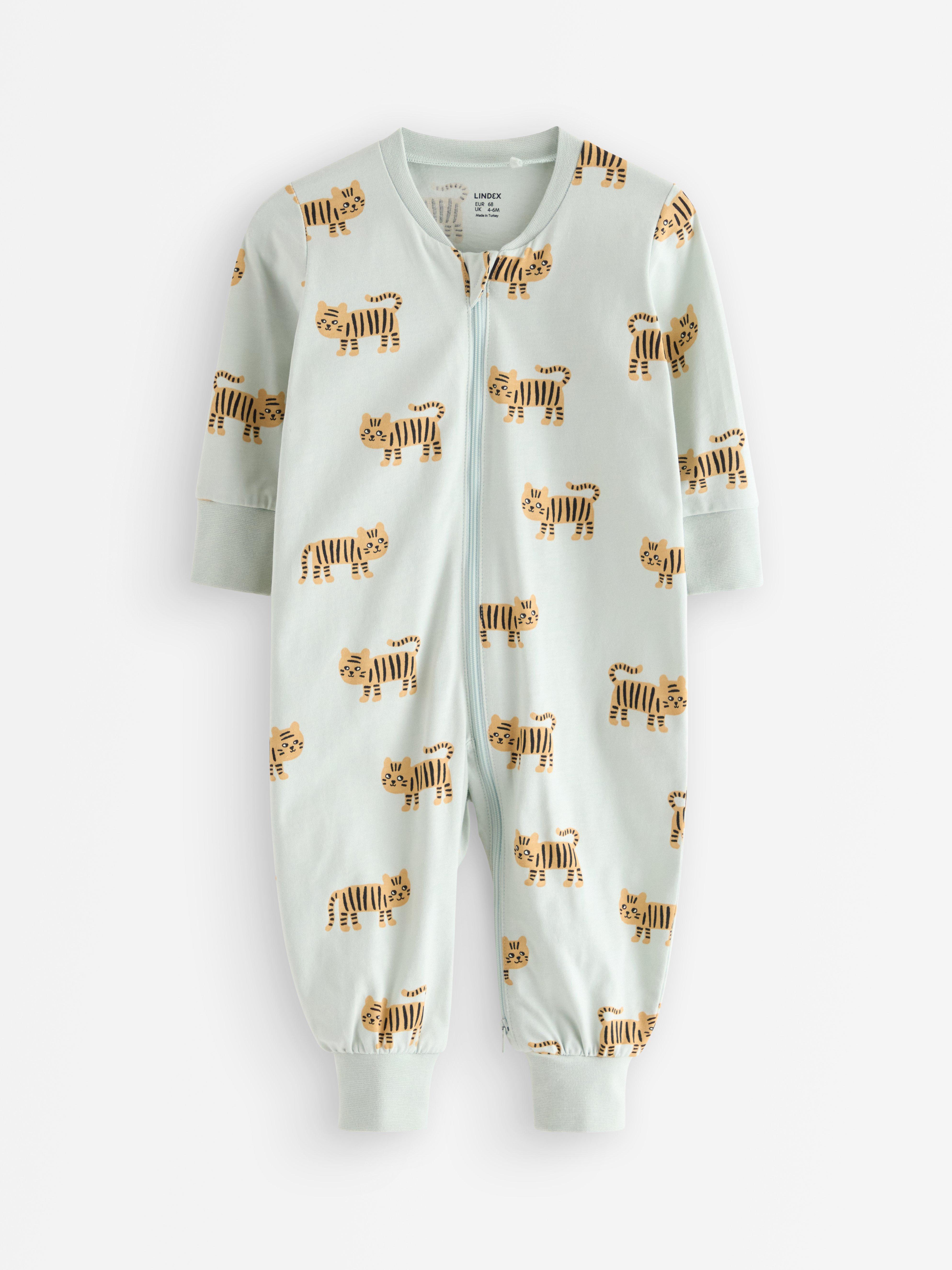 Yksiosainen pyjama - Lapset - Sinivihreä