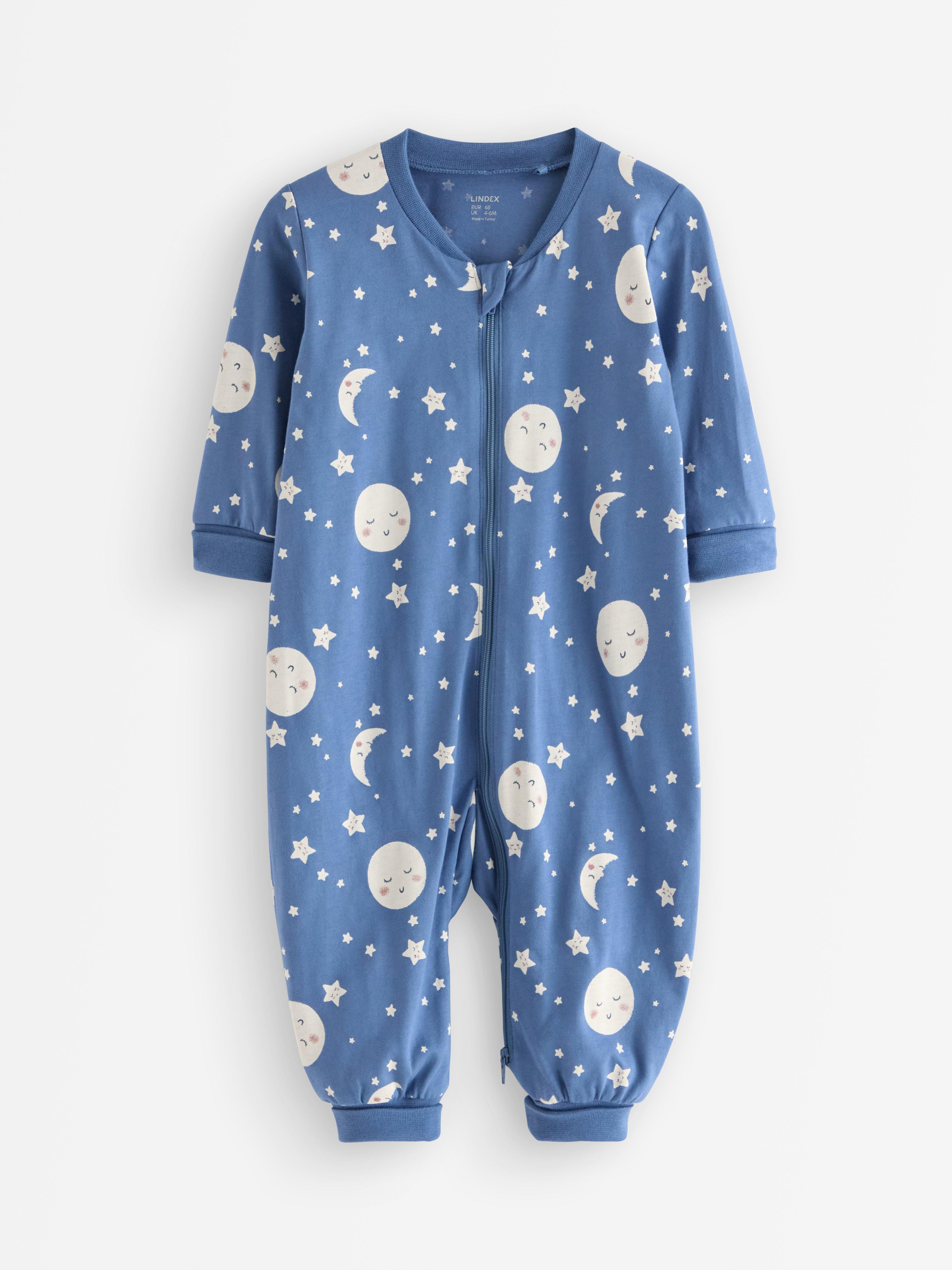 Yksiosainen pyjama - Lapset - Sininen