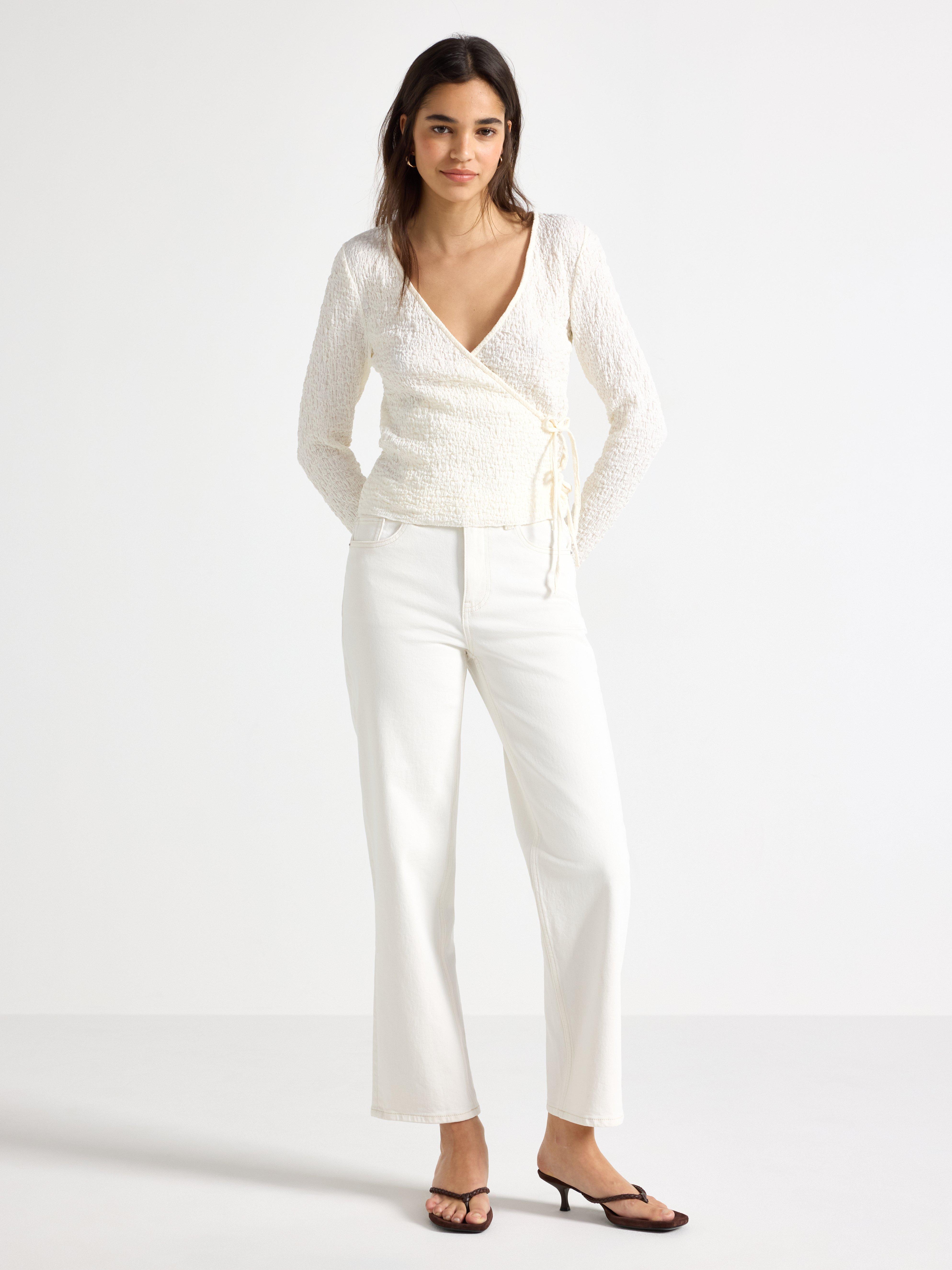Wrap top - Womens Wear - White