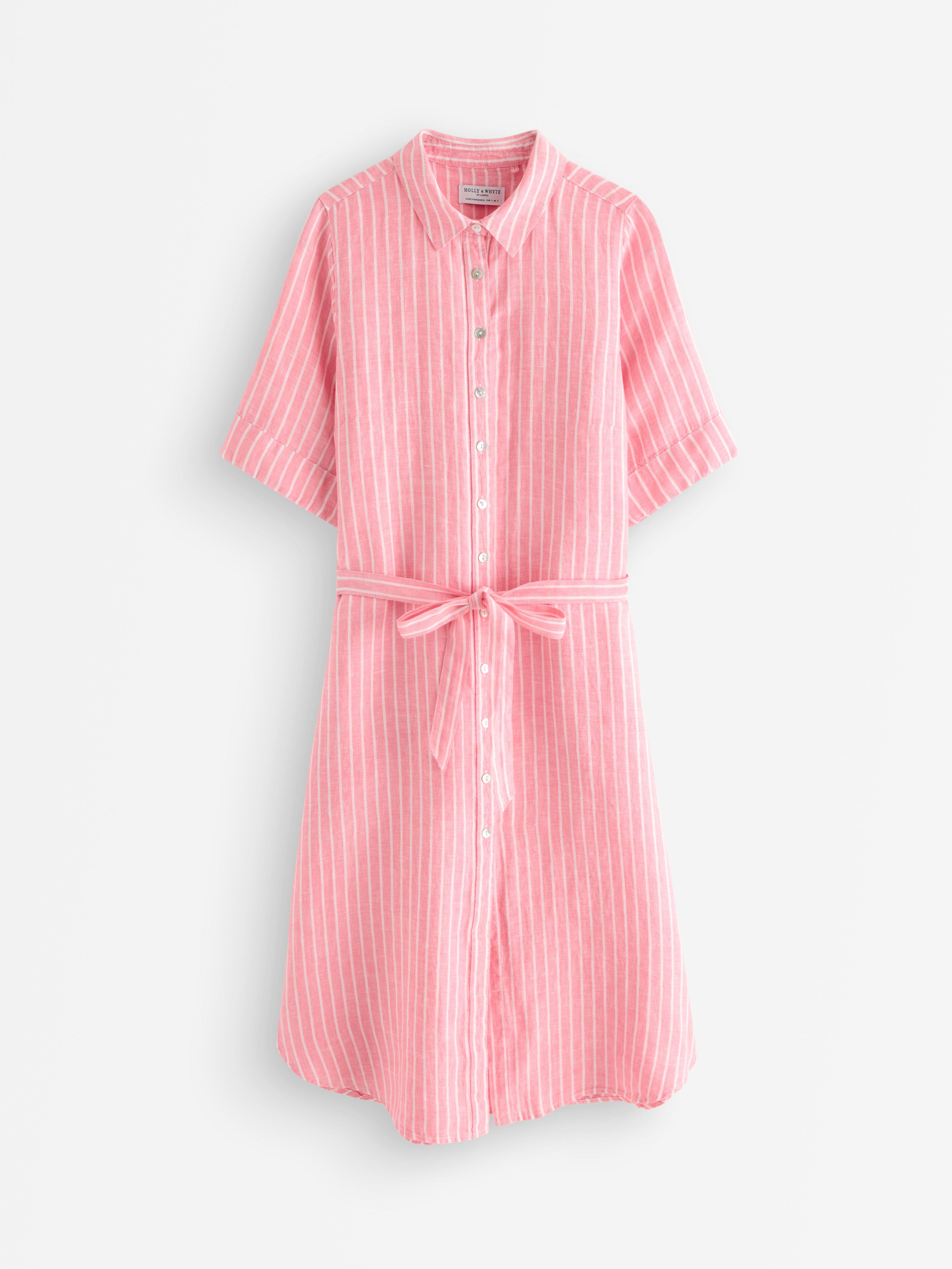 Shirt dress - Womens Wear - Pink