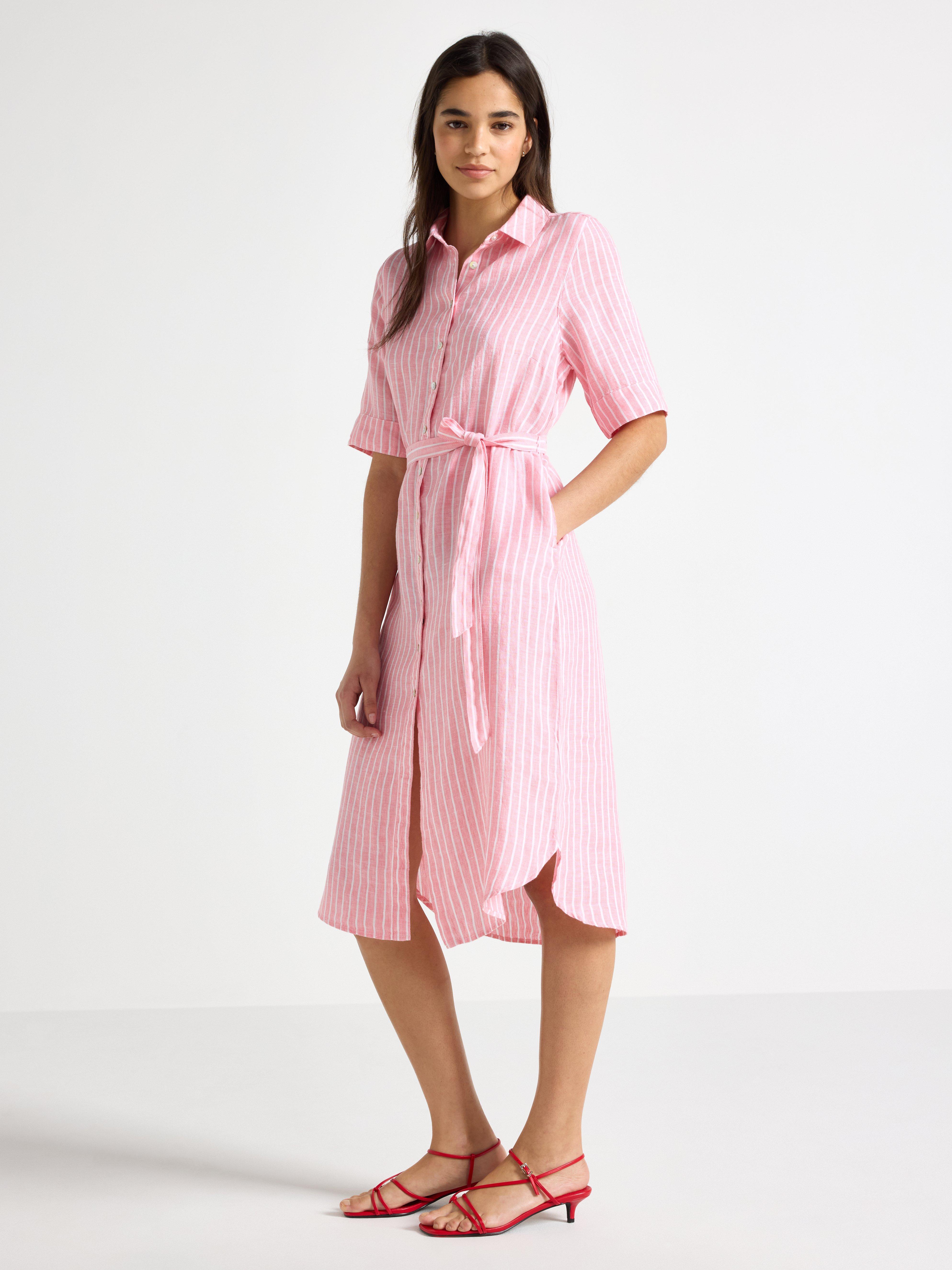 Shirt dress - Womens Wear - Pink
