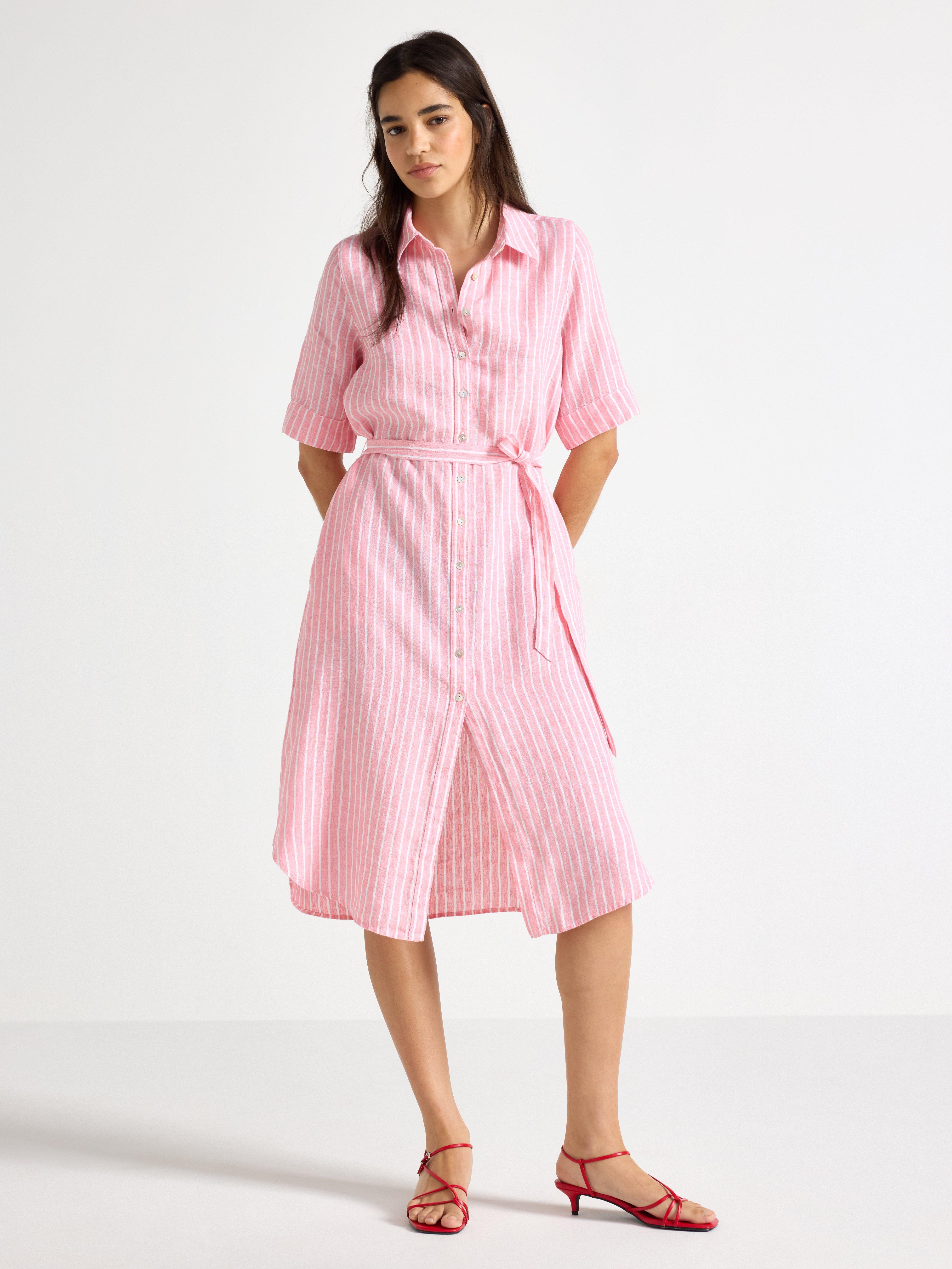 Shirt dress - Womens Wear - Pink