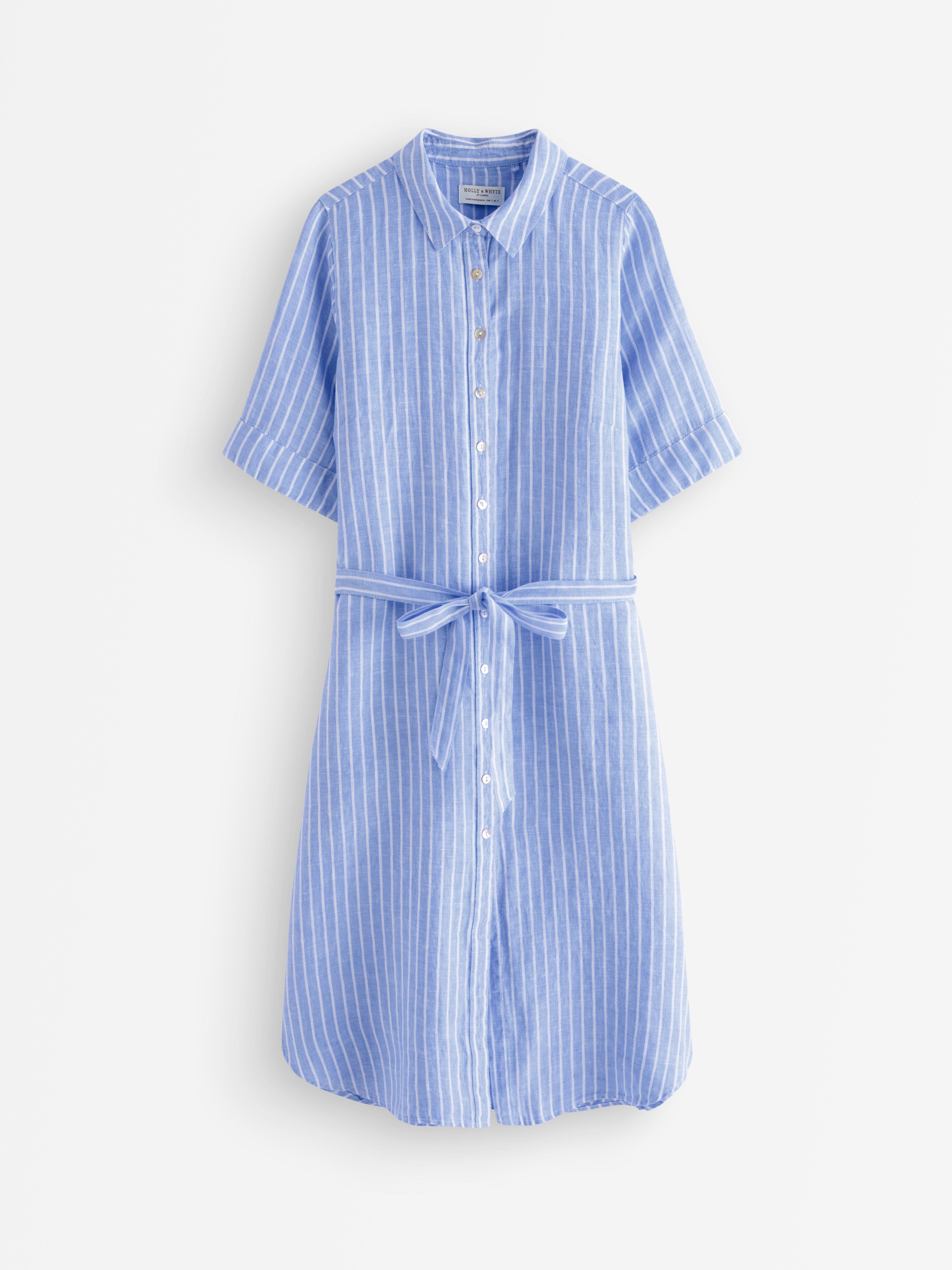 Košeľové šaty - Ženy - Modrá