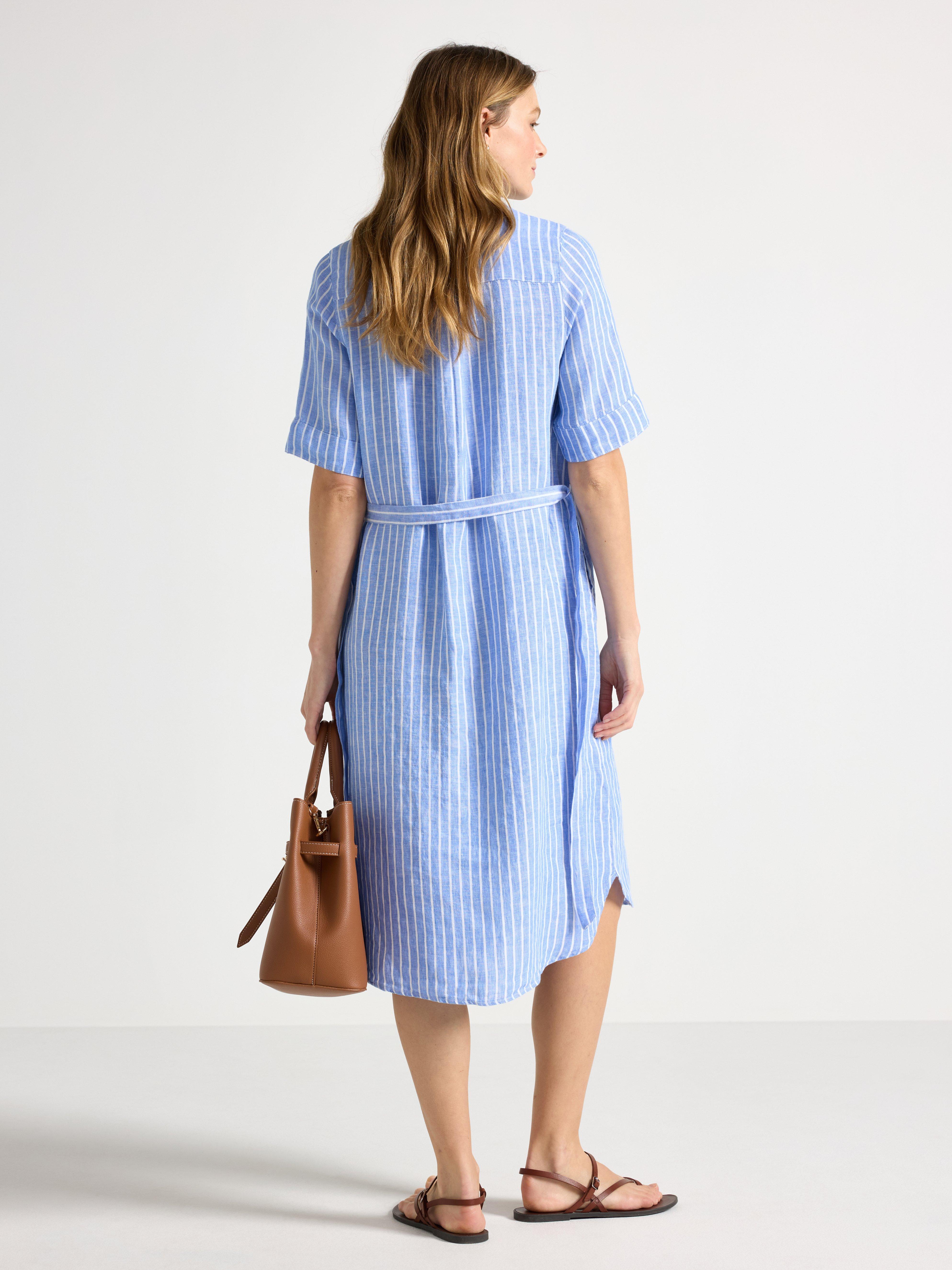 Shirt dress - Womens Wear - Blue
