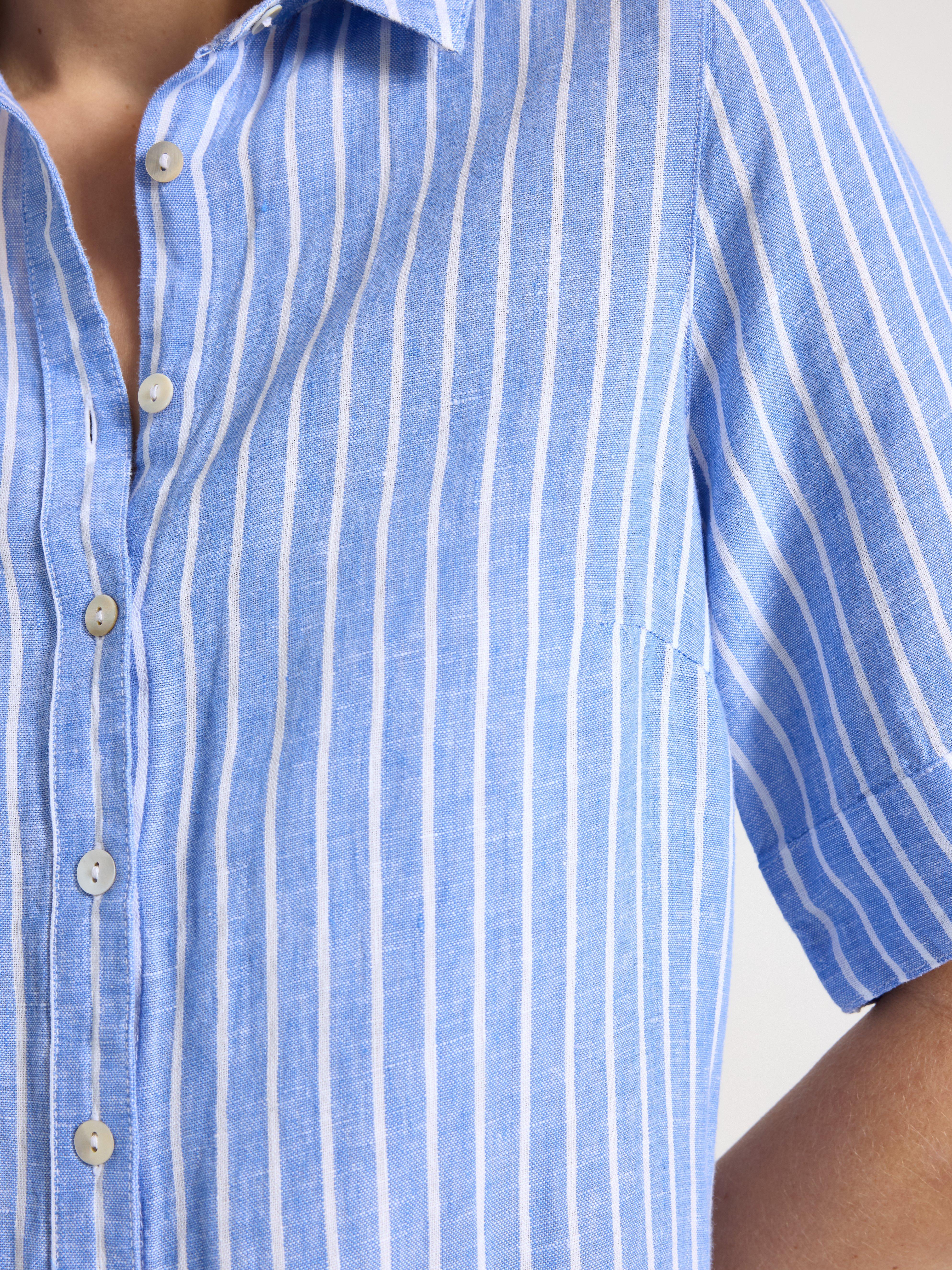 Shirt dress - Womens Wear - Blue