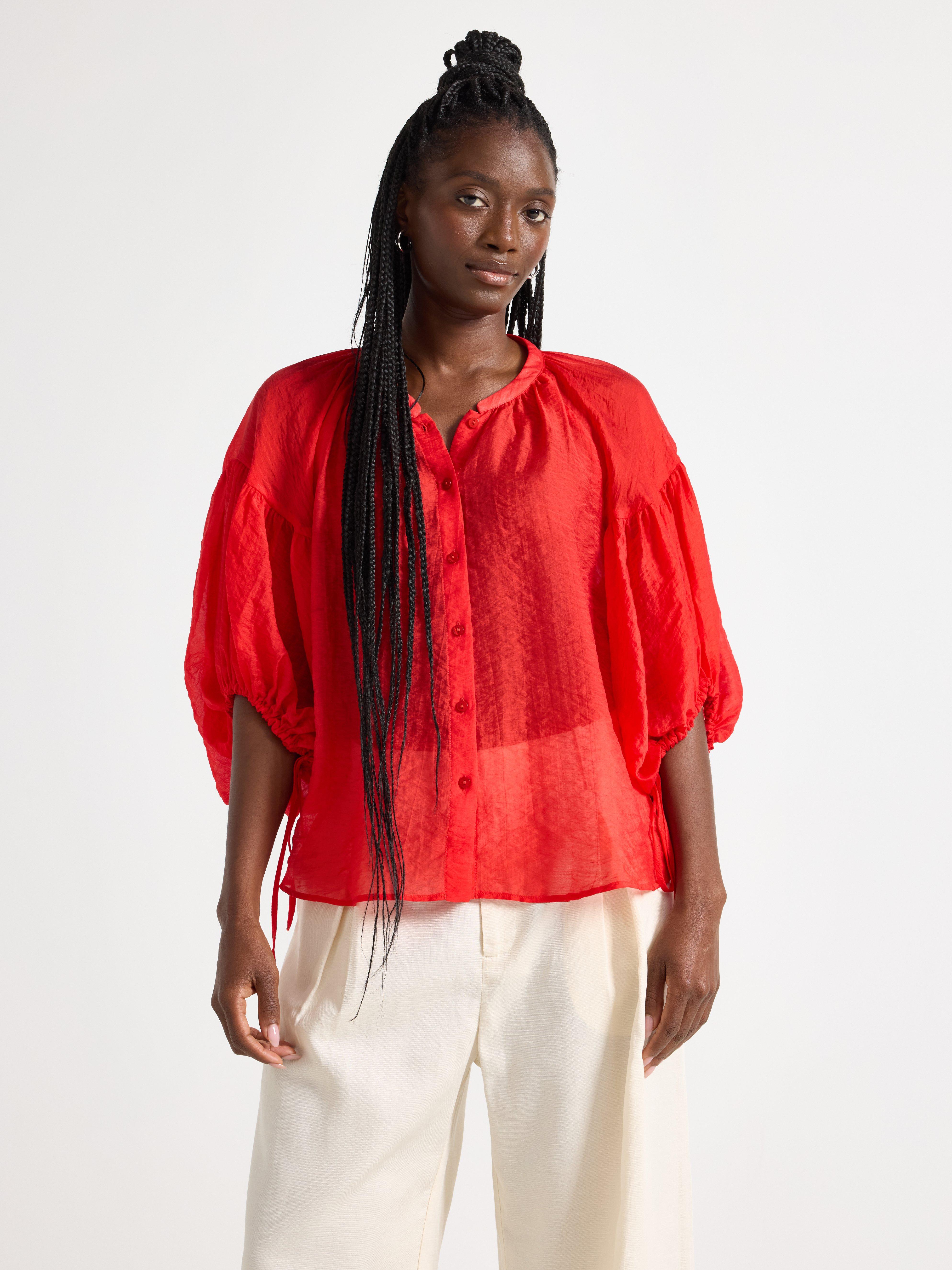Blouse - Womens Wear - Red