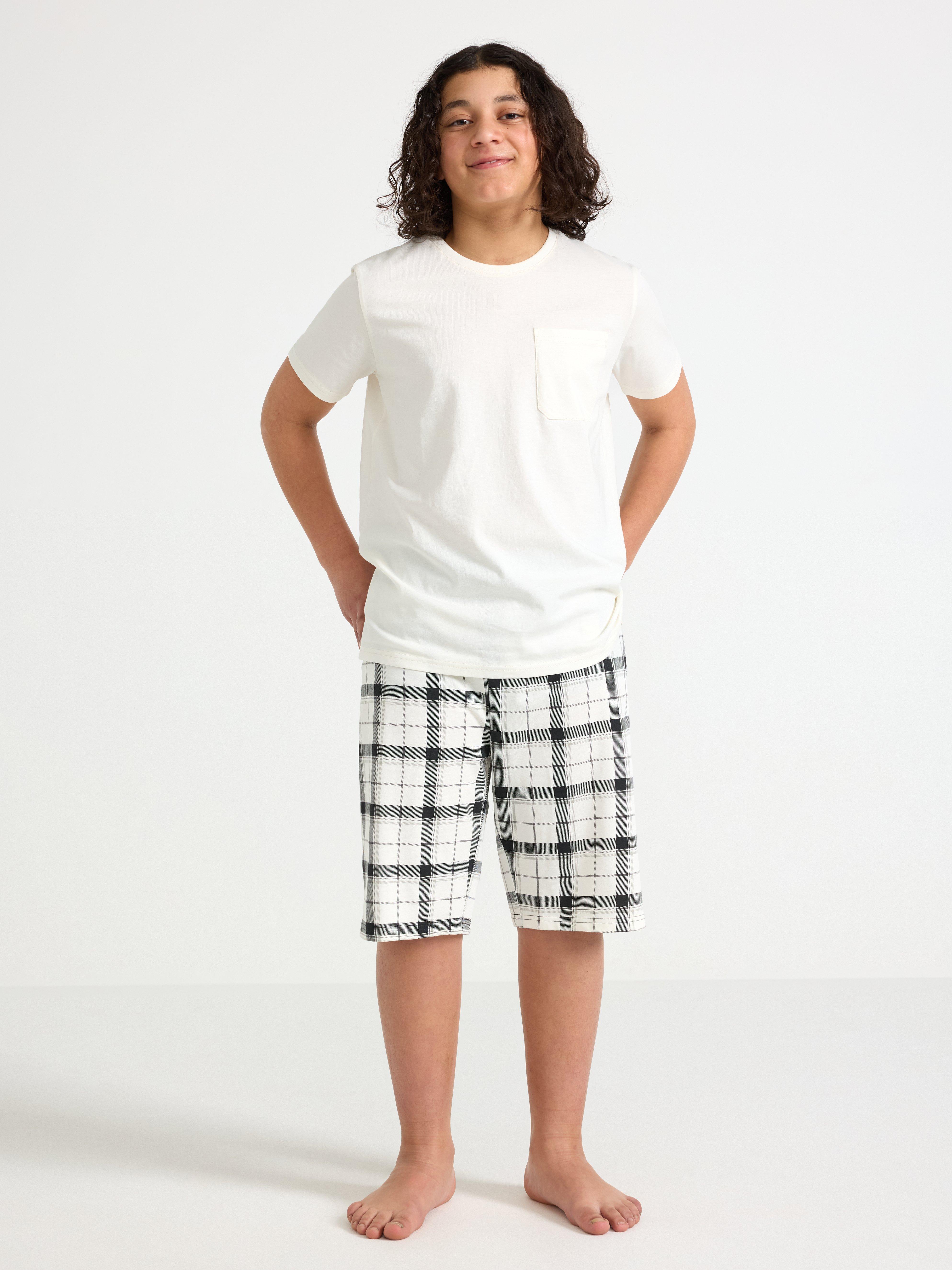 Pyjama Set - Kids Wear - White