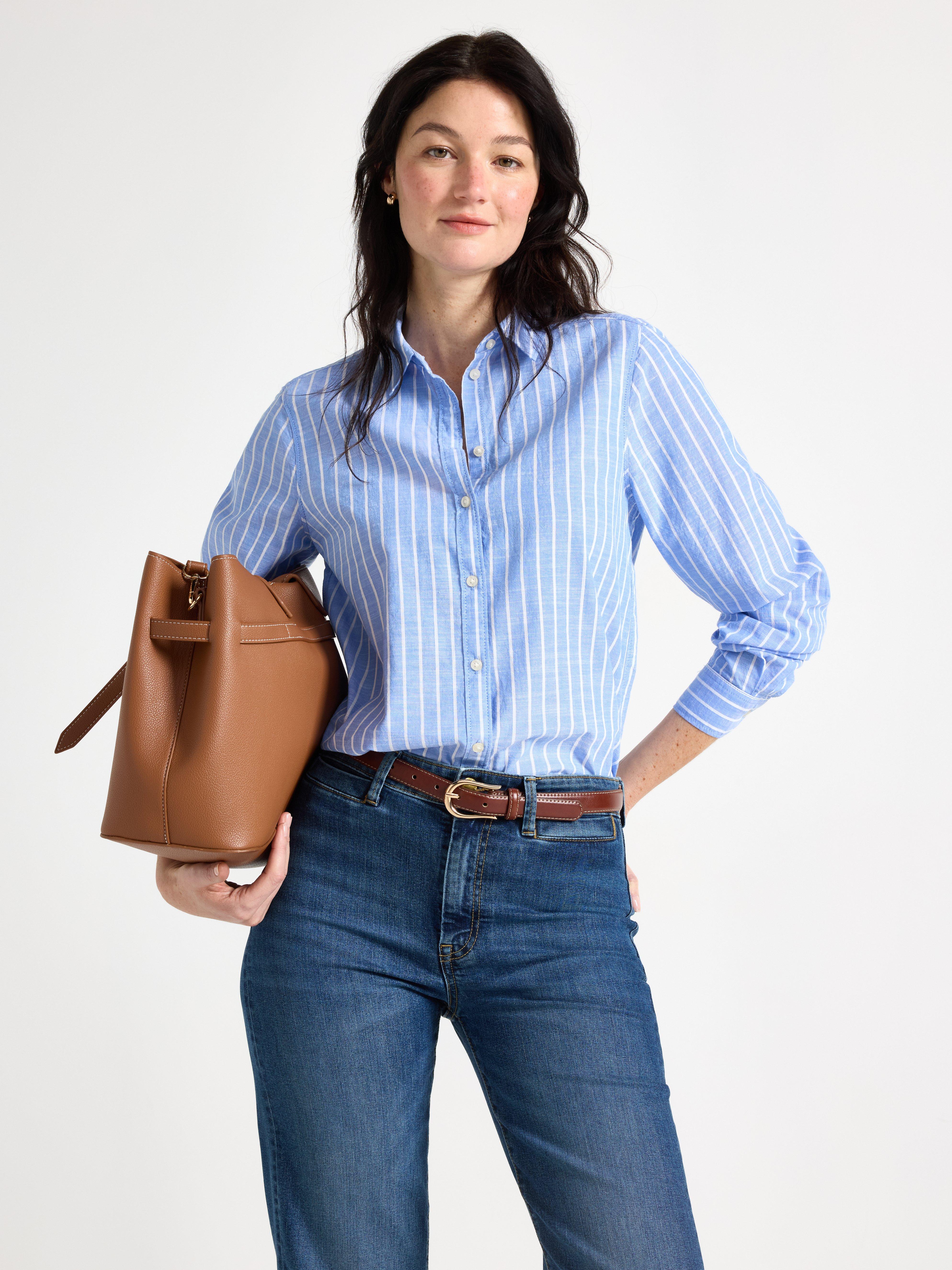 Skjorte - Dame - Blå