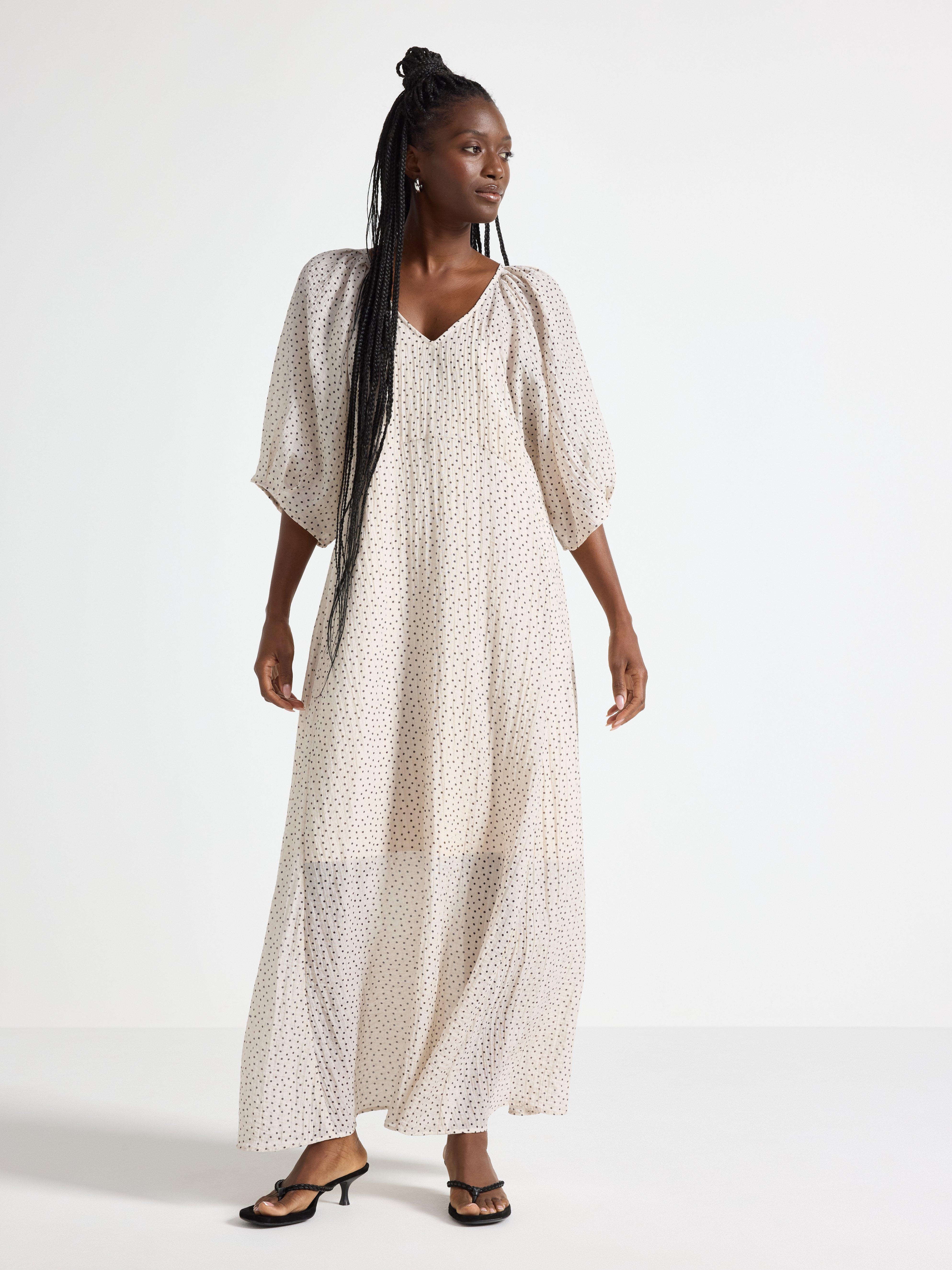 Maxi Dress - Womens Wear - Beige
