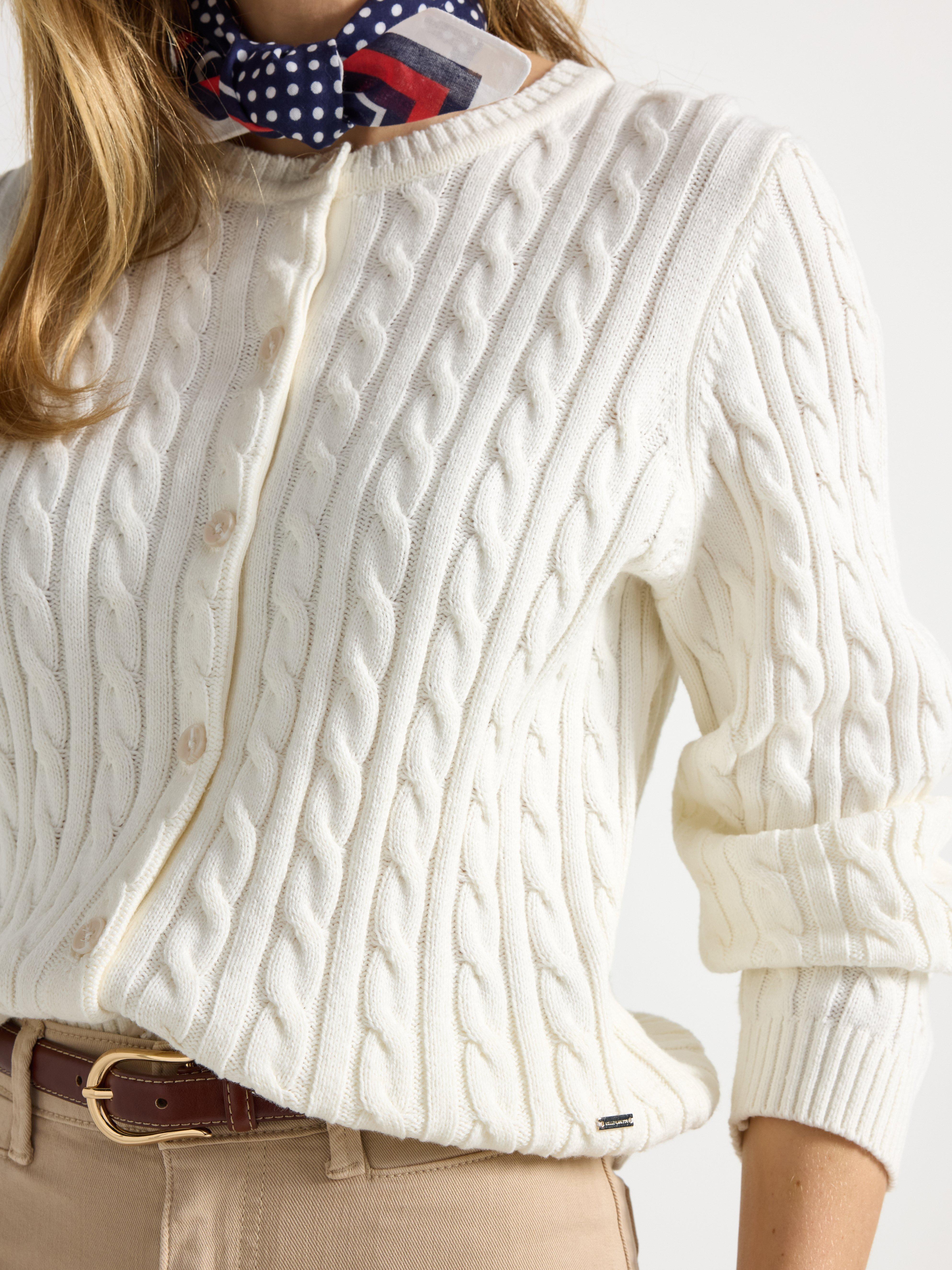 Cardigan - Dam - Vit