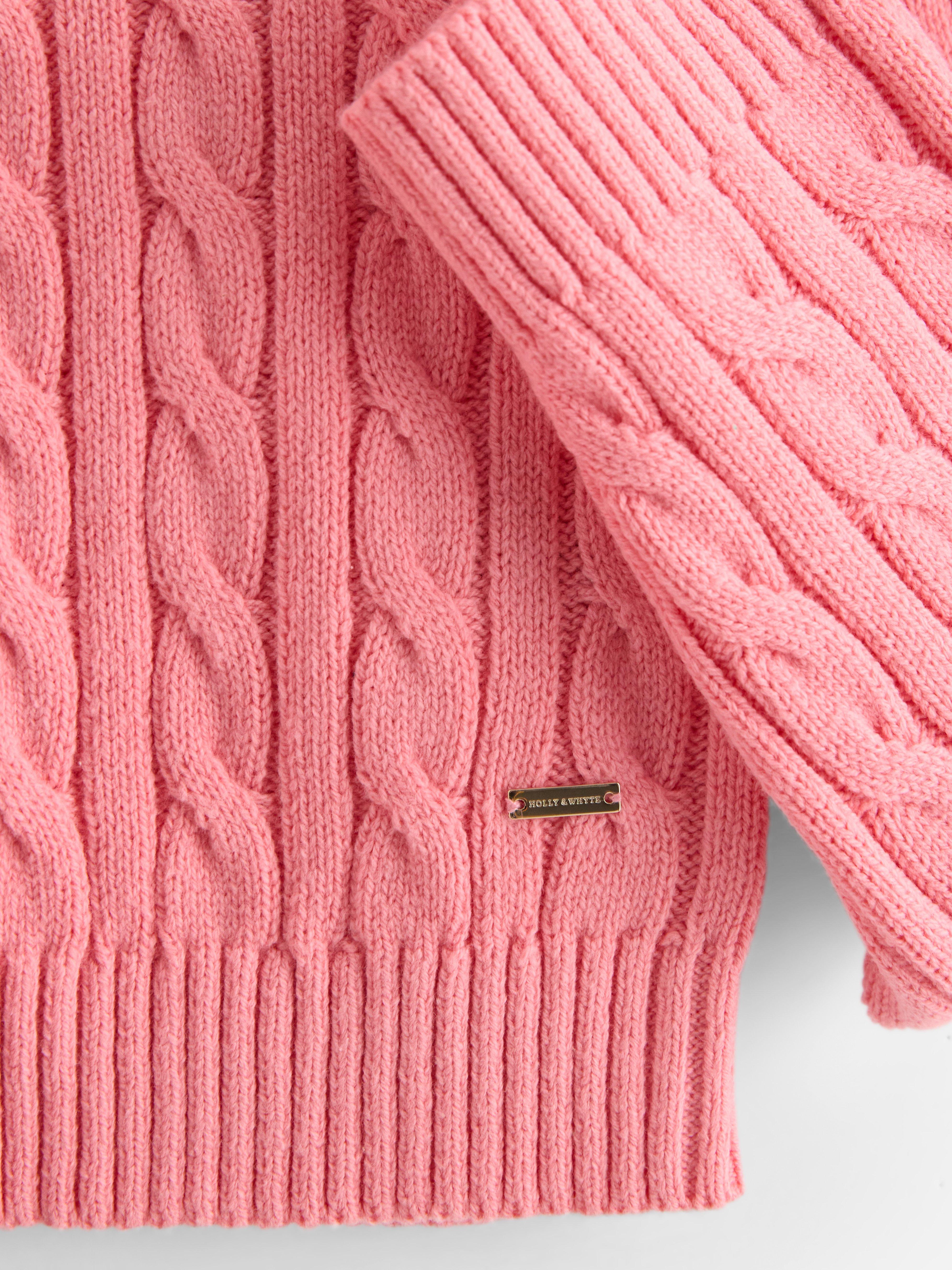 Cardigan - Dam - Rosa