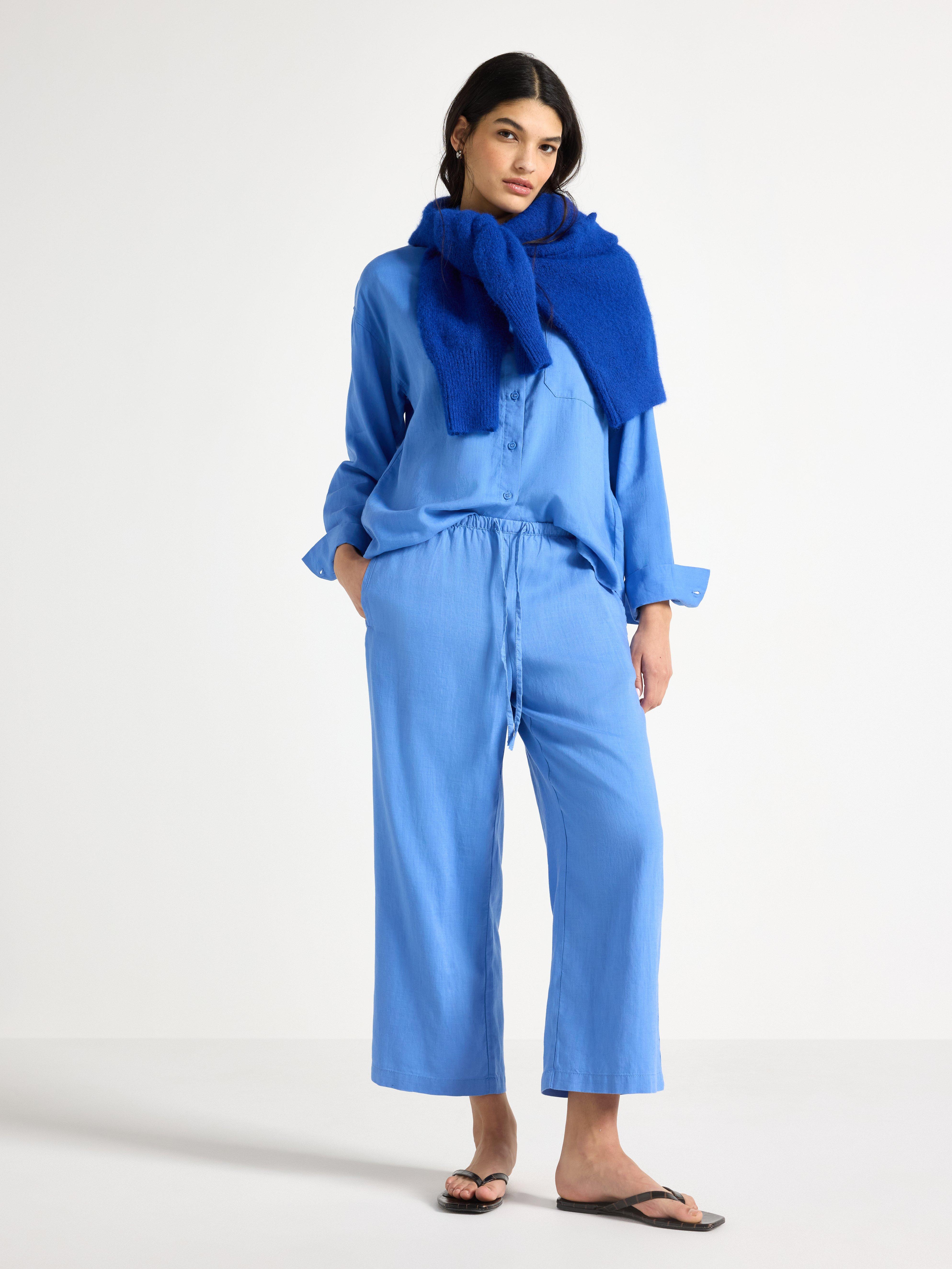 Trousers - Womens Wear - Blue