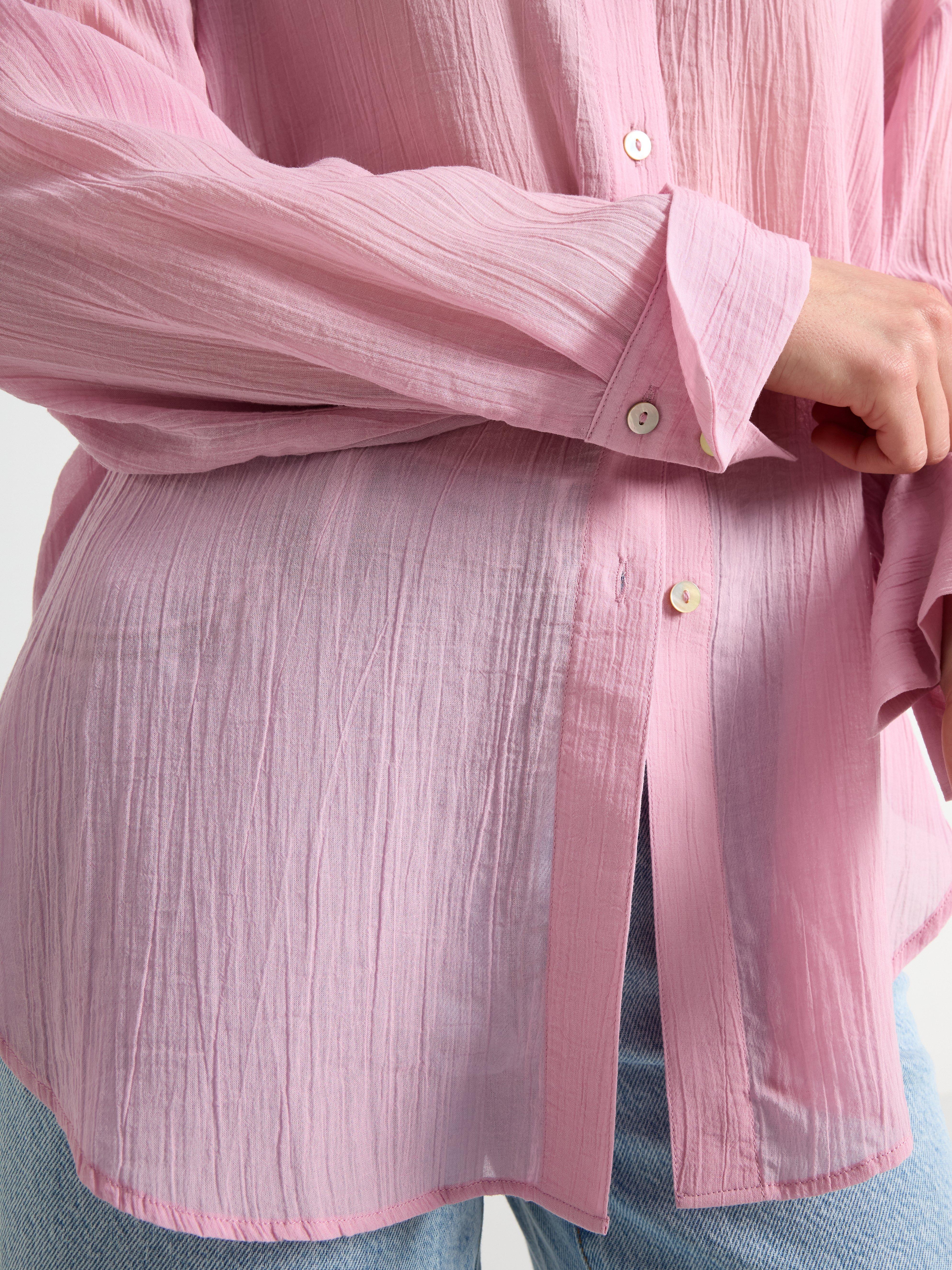 Bluse - Dame - Rosa
