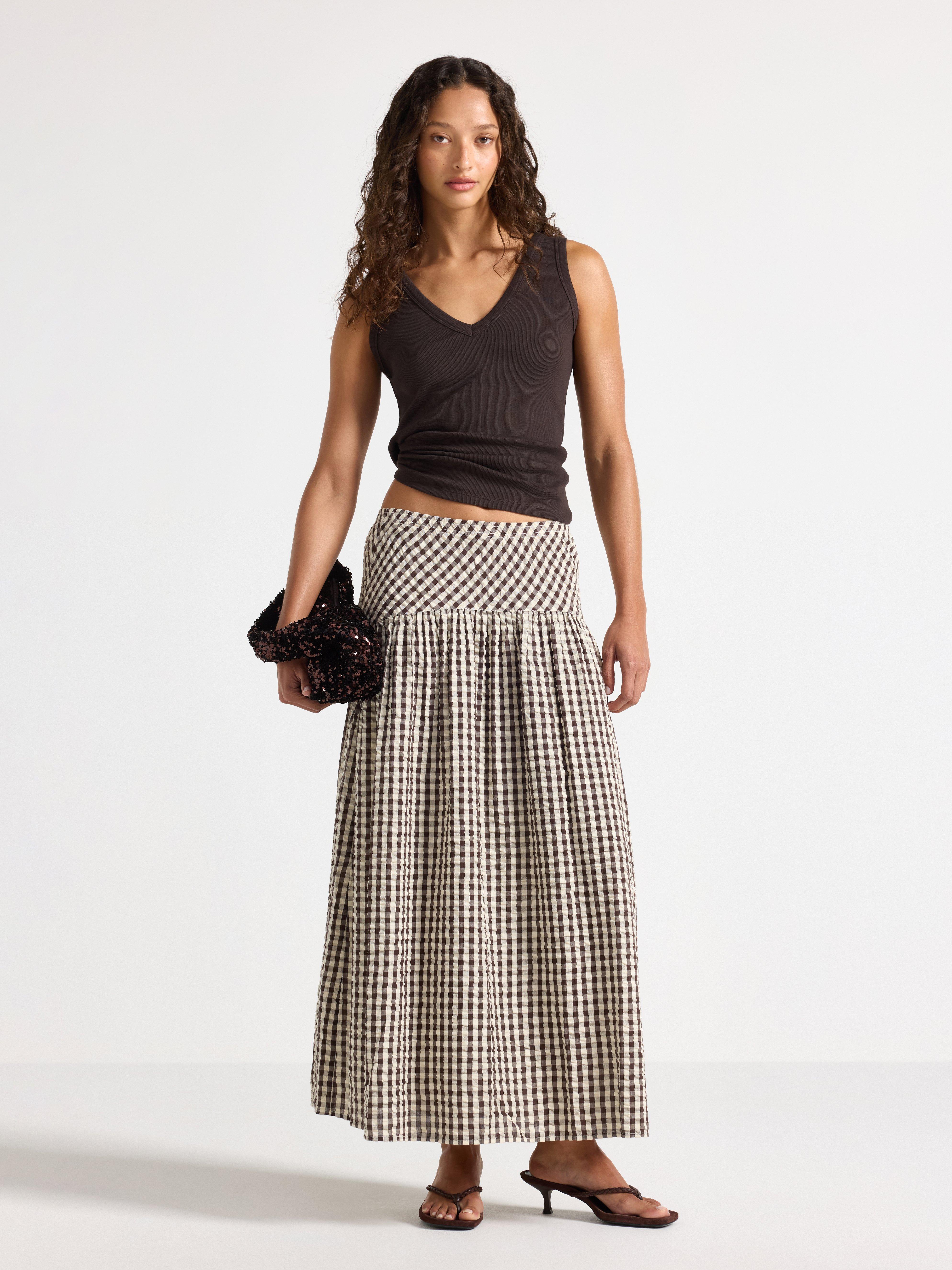 Skirt - Womens Wear - Brown