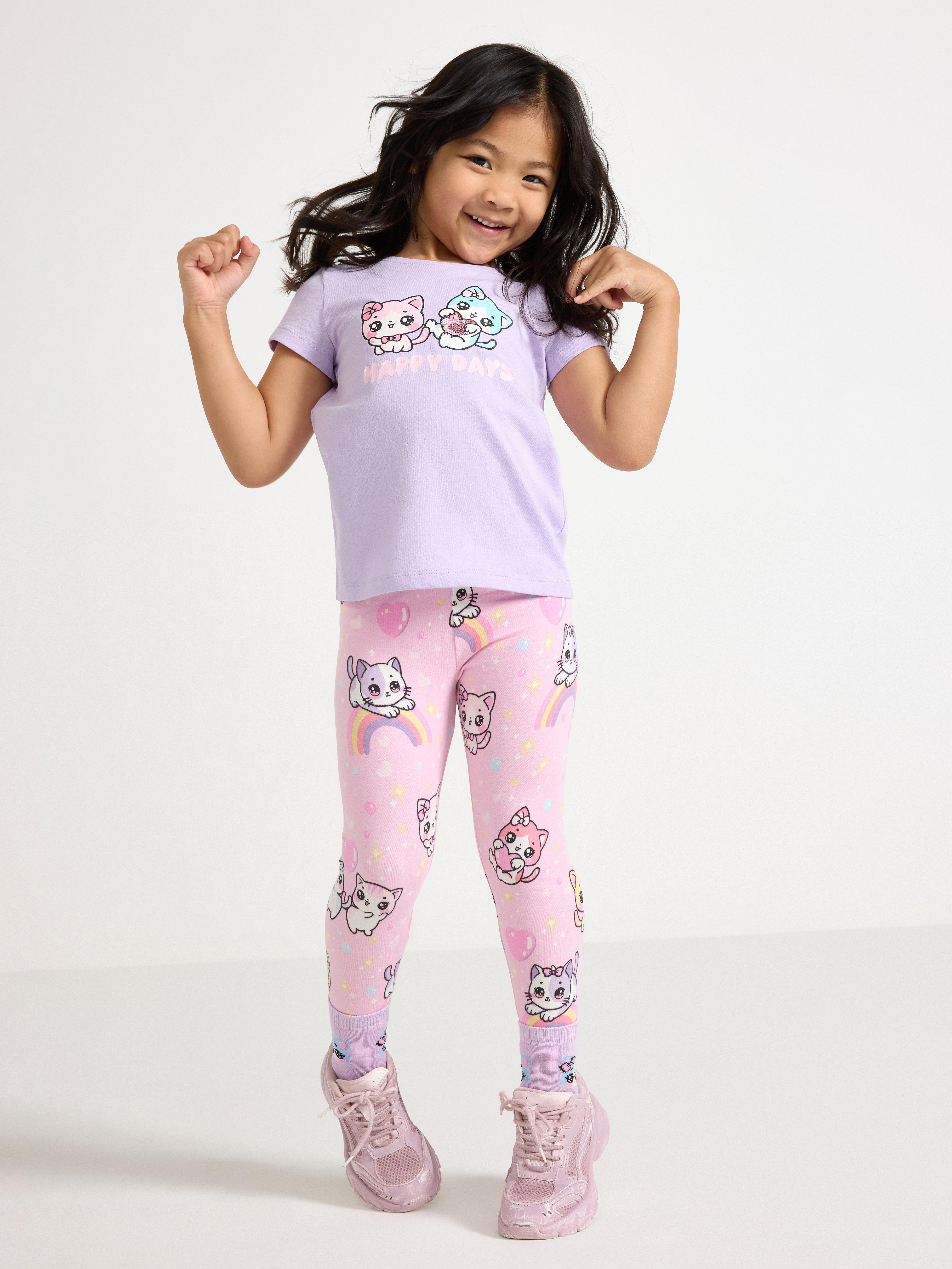 Leggingsit - Lapset - Pinkki