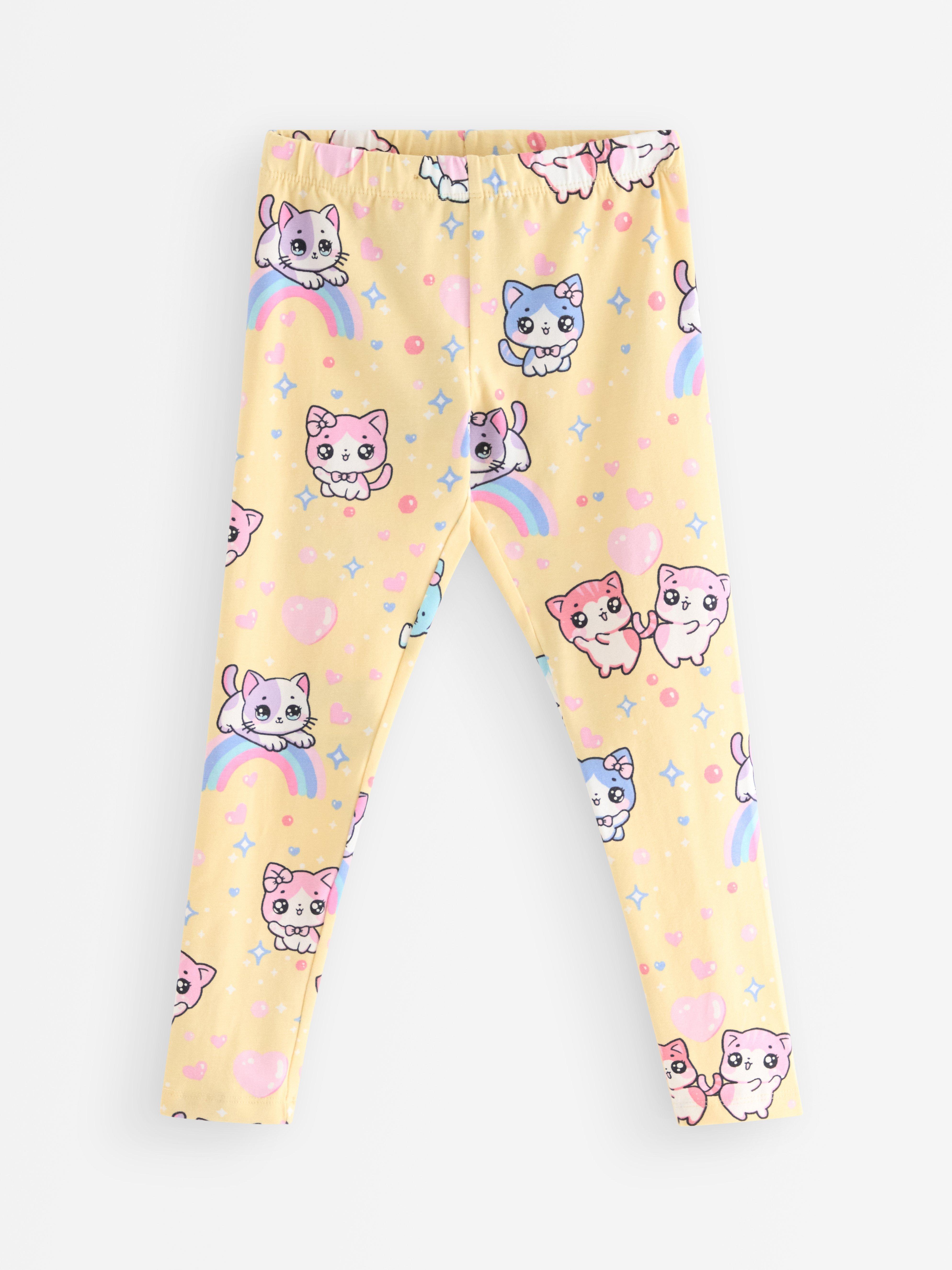 Leggings - Børn - Gul