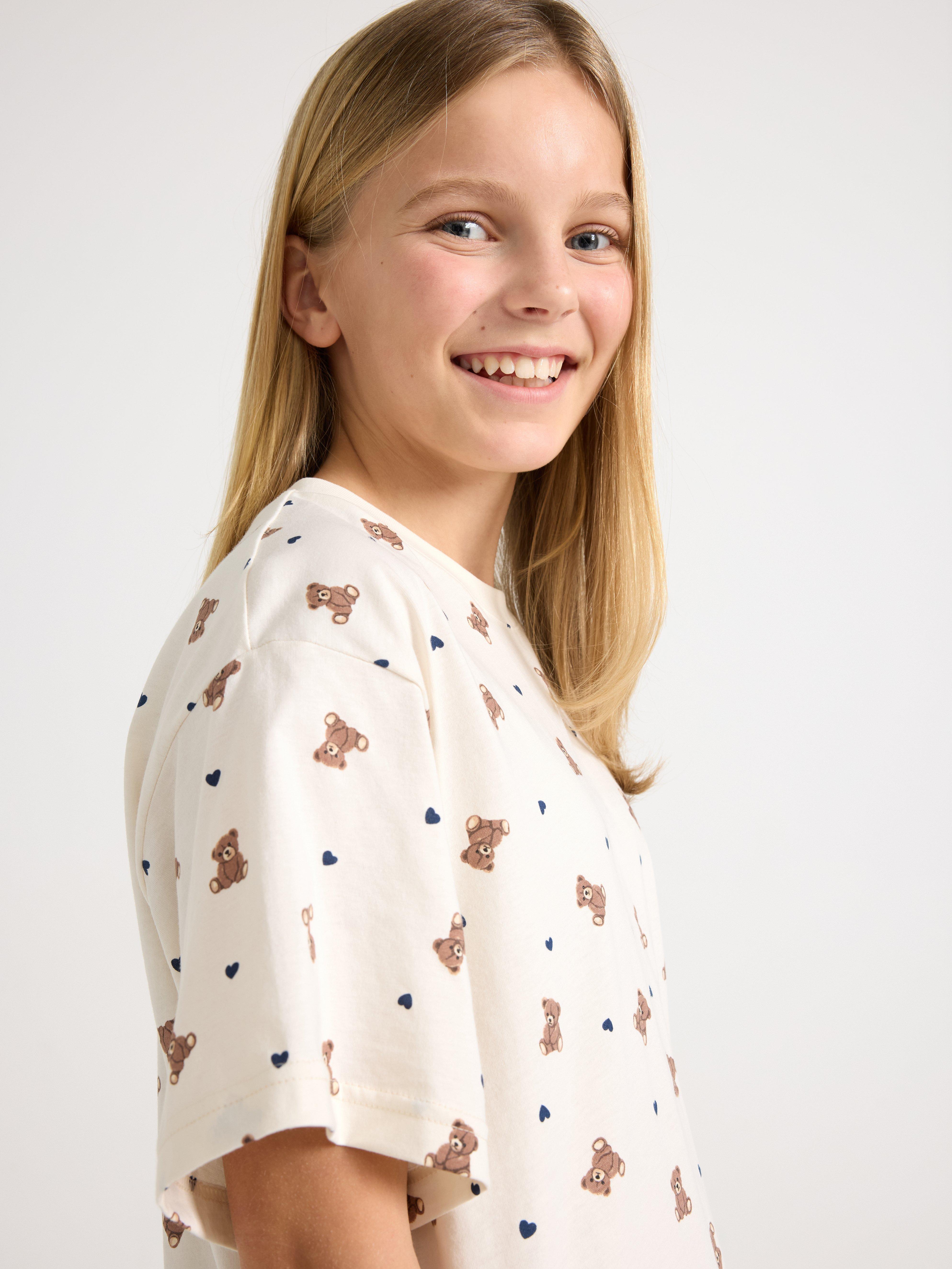 Night Dress - Kids Wear - White