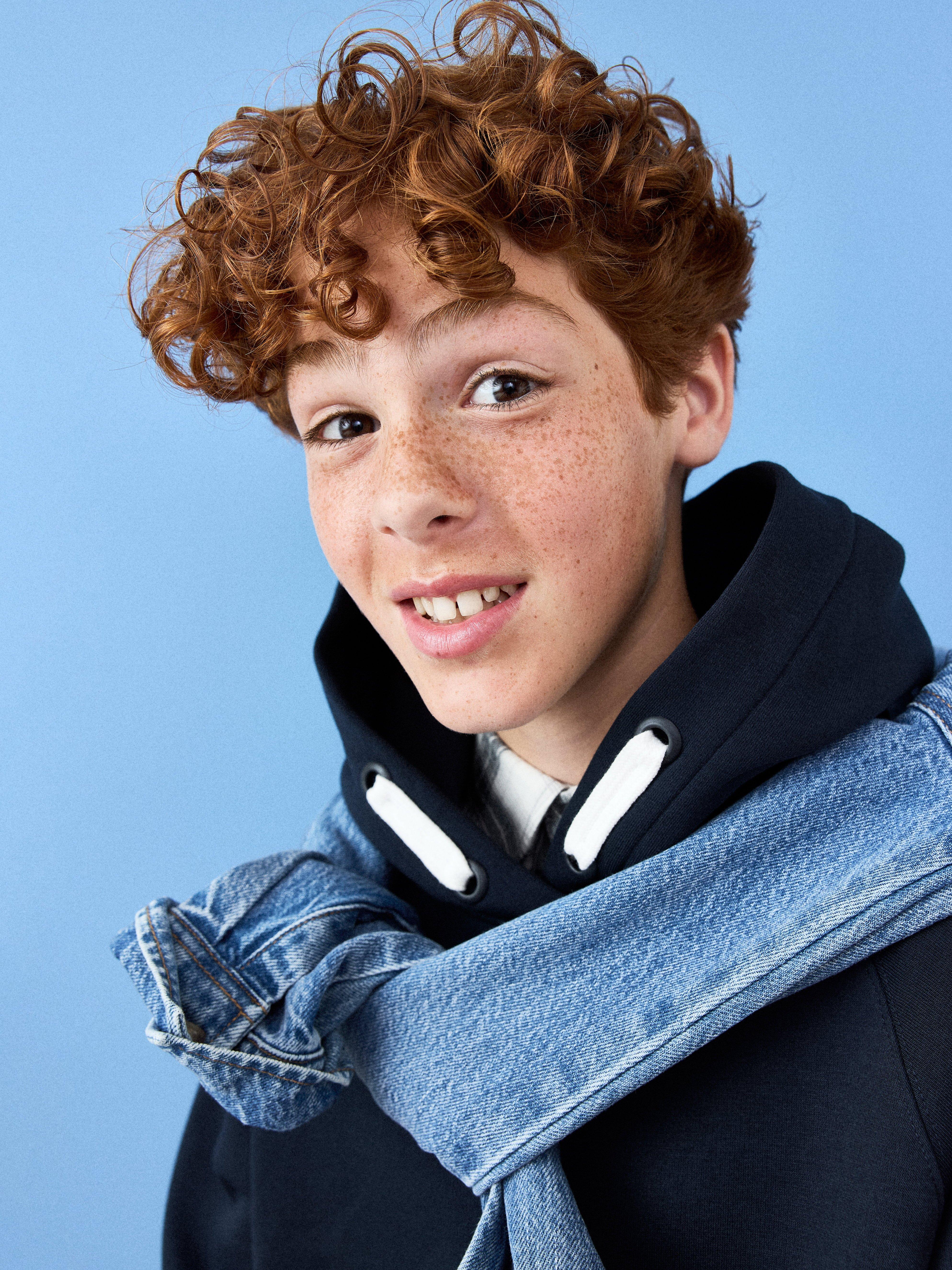Hooded Sweatshirt - Kids Wear - Blue