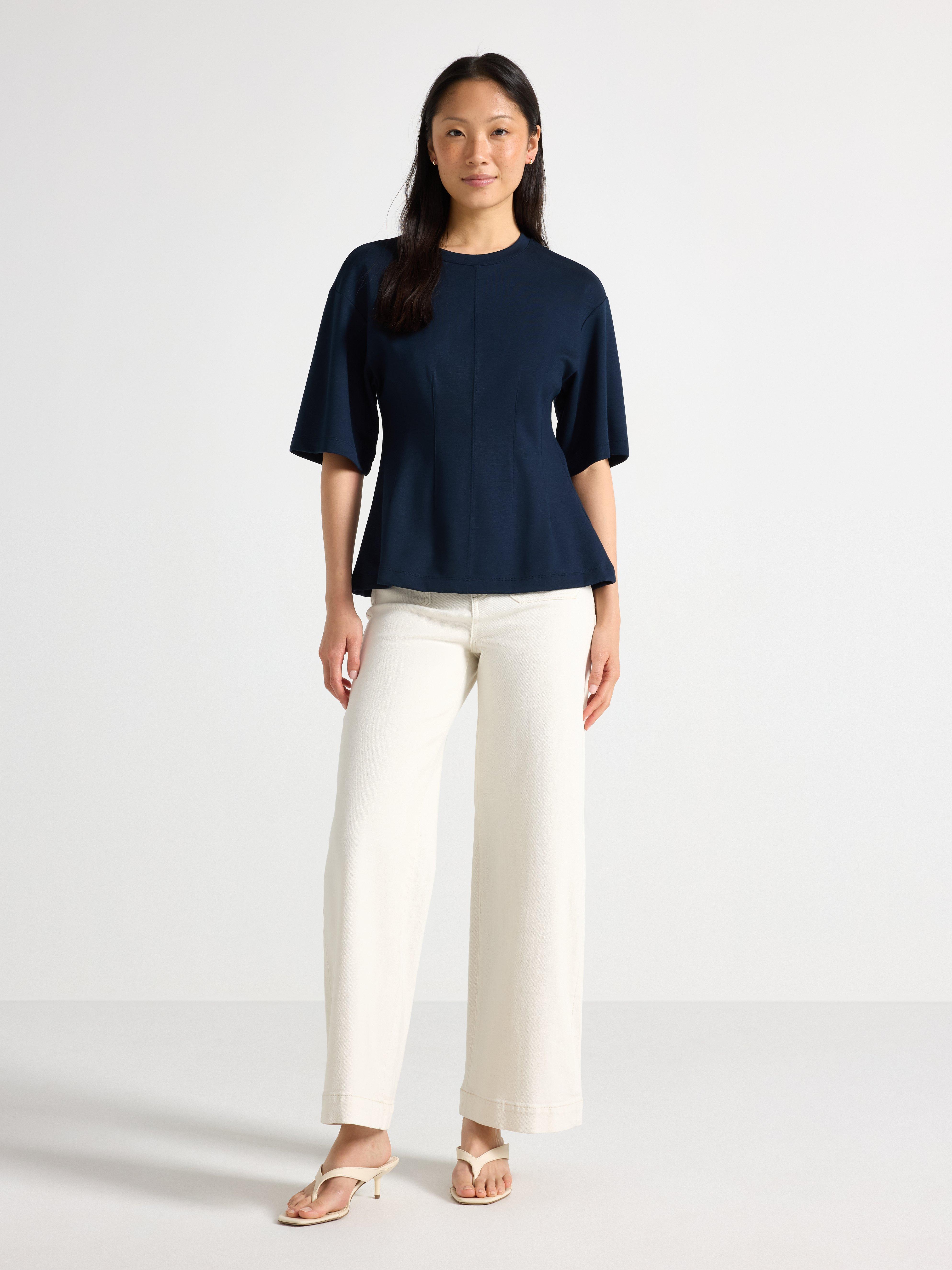 Peplum top - Womens Wear - Blue