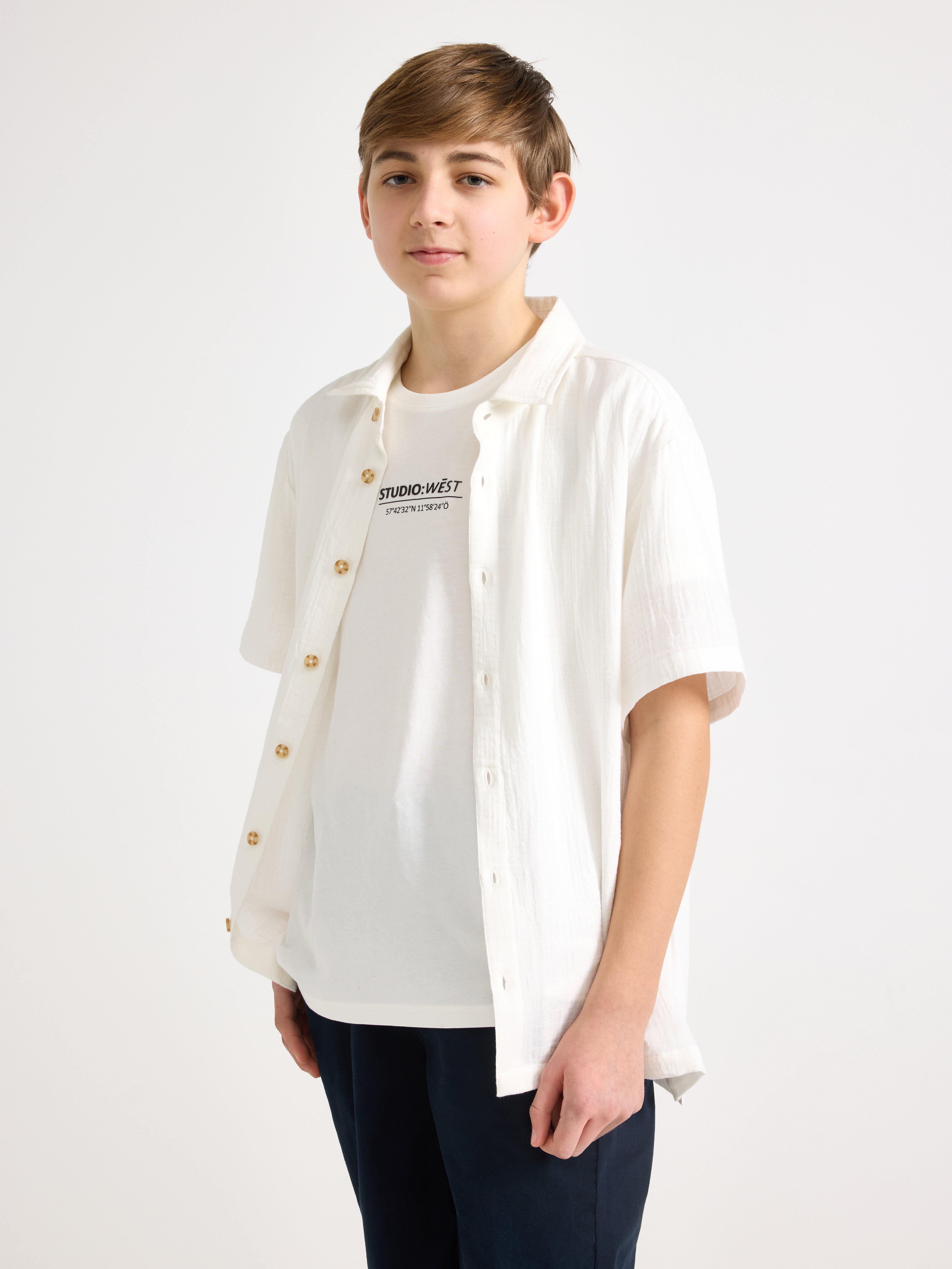 Skjorte - Børn - Hvid